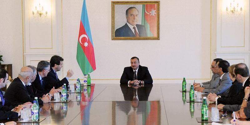 İlham Əliyev Amerika Yəhudi Komitəsinin icraçı direktorunu qəbul etmişdir