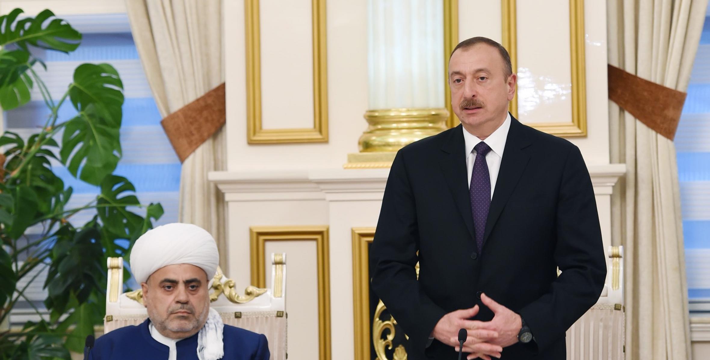 Müqəddəs Ramazan ayı münasibətilə iftar mərasimində İlham Əliyevin nitqi
