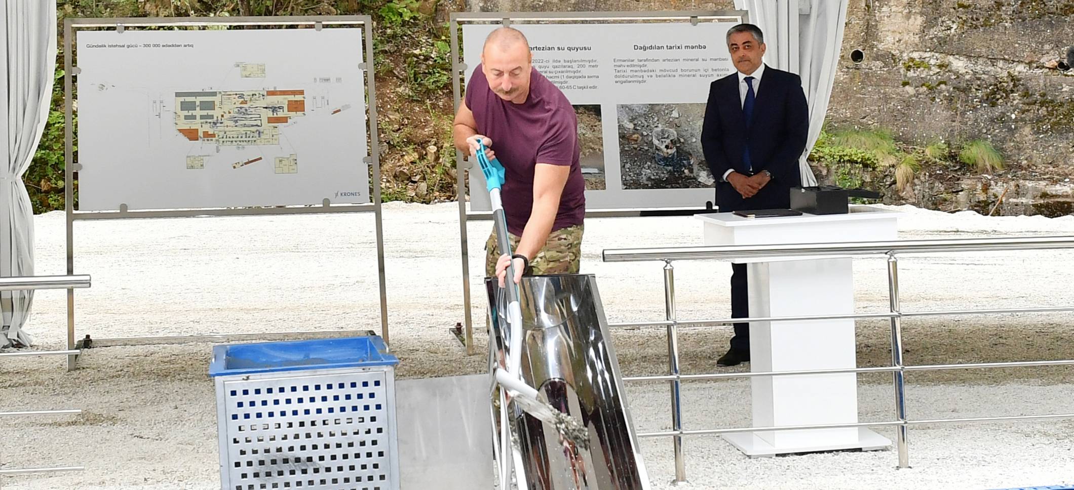 Foundation stone was laid for “Istisu” mineral water plant in Kalbajar