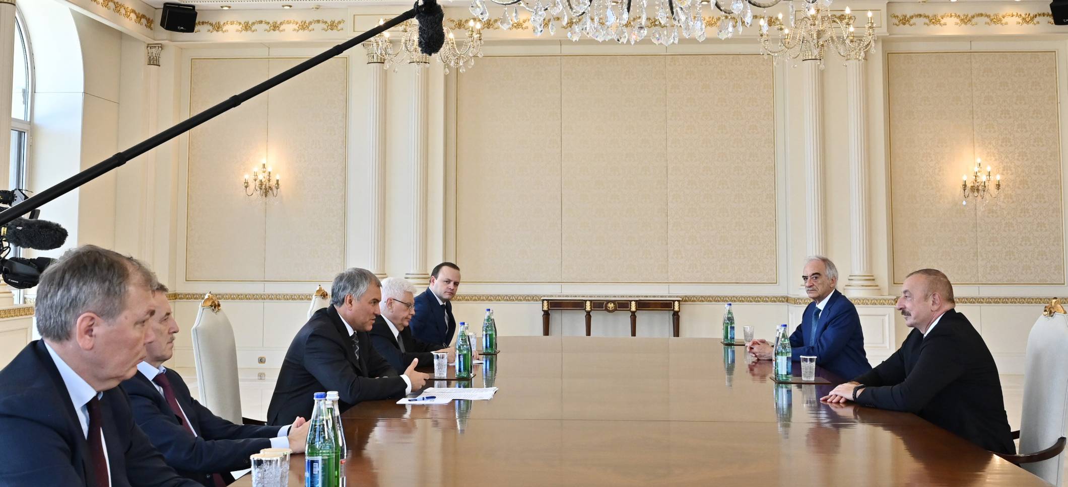Ilham Aliyev received a delegation led by the Chairman of the State Duma of Russia
