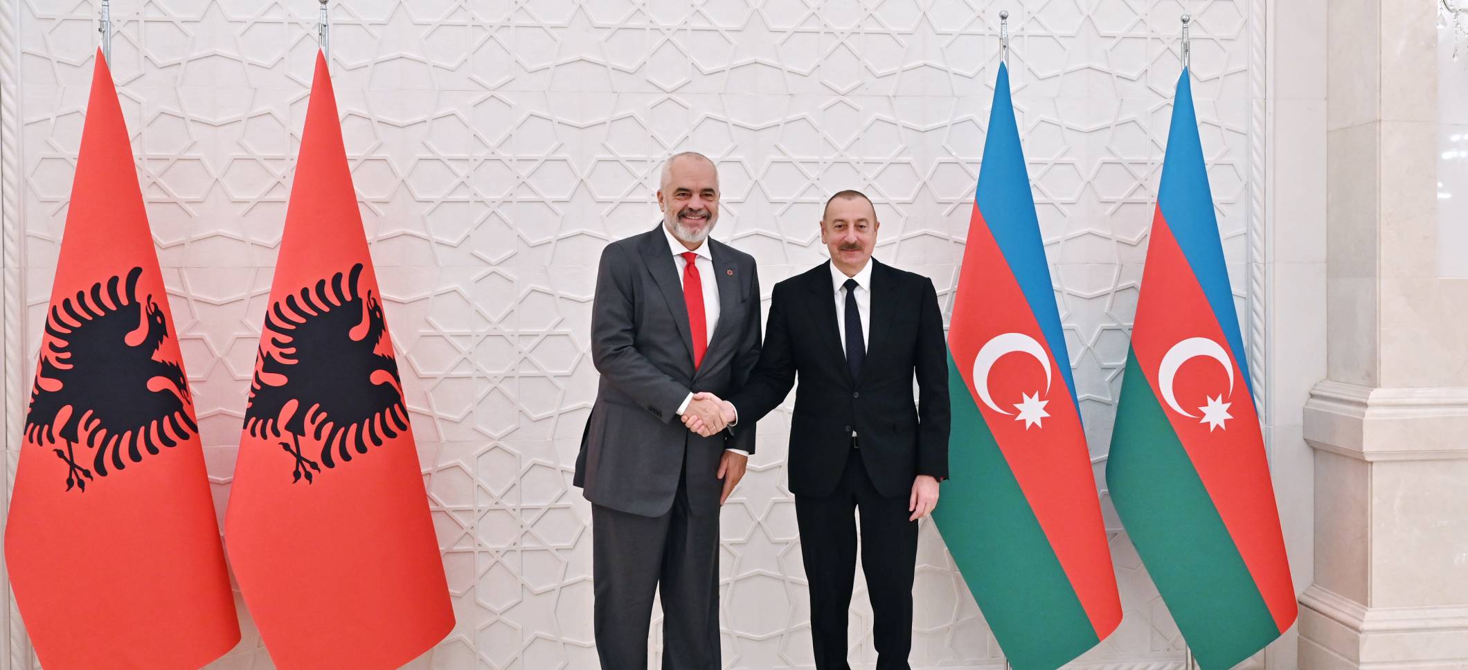 Ilham Aliyev held one-on-one meeting with Prime Minister of Albania Edi Rama