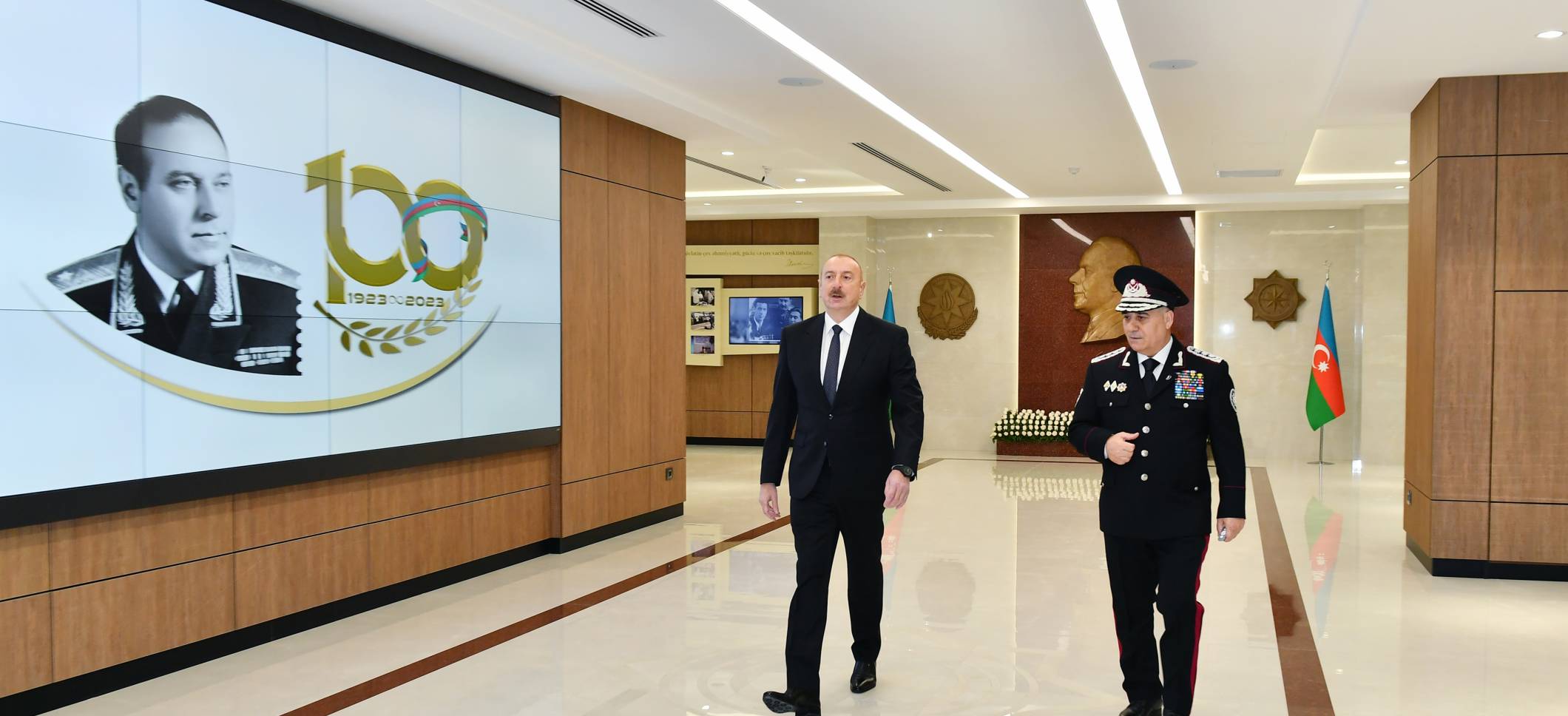 Ильхам Алиев принял участие в открытии новых административных зданий Службы государственной безопасности