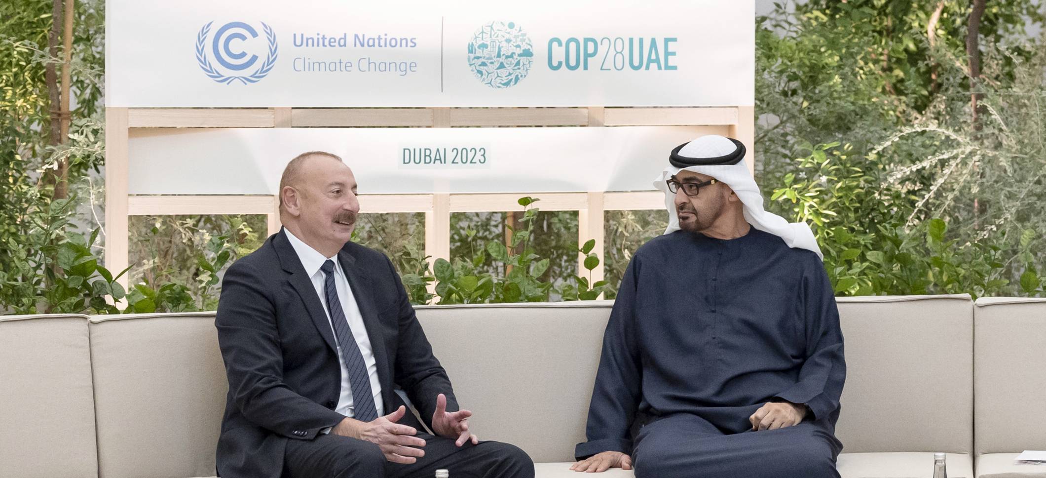 Ильхам Алиев встретился в Дубае с Президентом Объединенных Арабских Эмиратов шейхом Мухаммедом бен Заидом Аль Нахайяном