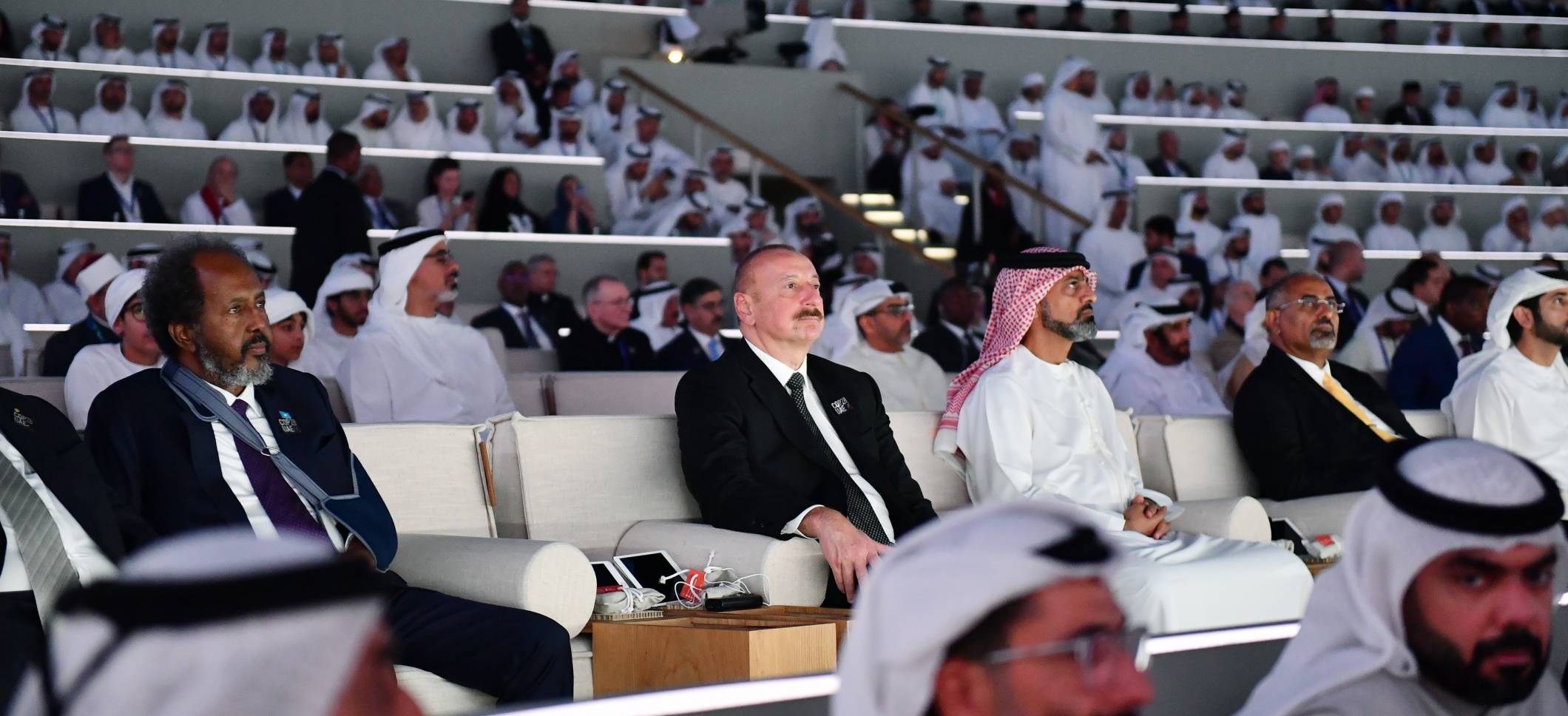 В Дубае проходит мероприятие по случаю Национального дня Объединенных Арабских Эмиратов  В мероприятии принимает участие Ильхам Алиев