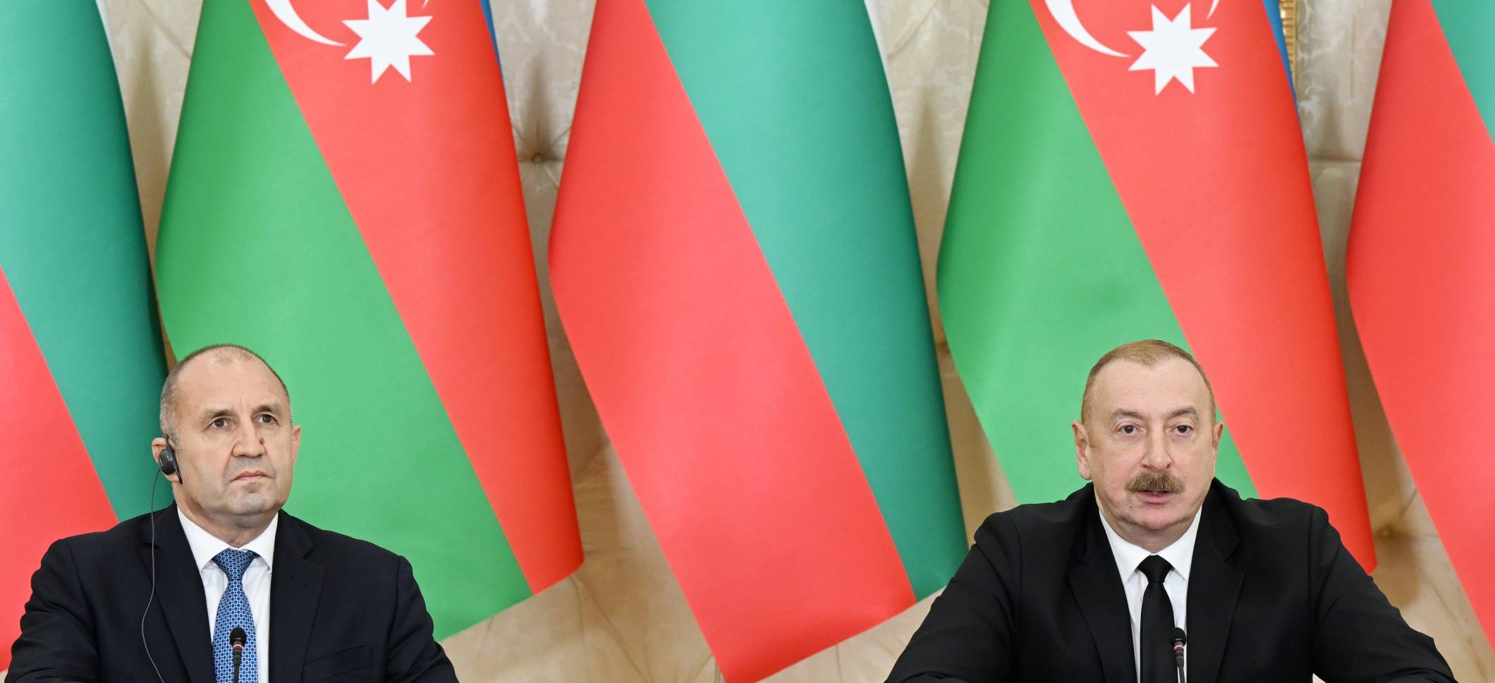 Ильхам Алиев и Президент Румен Радев выступили с заявлениями для прессы
