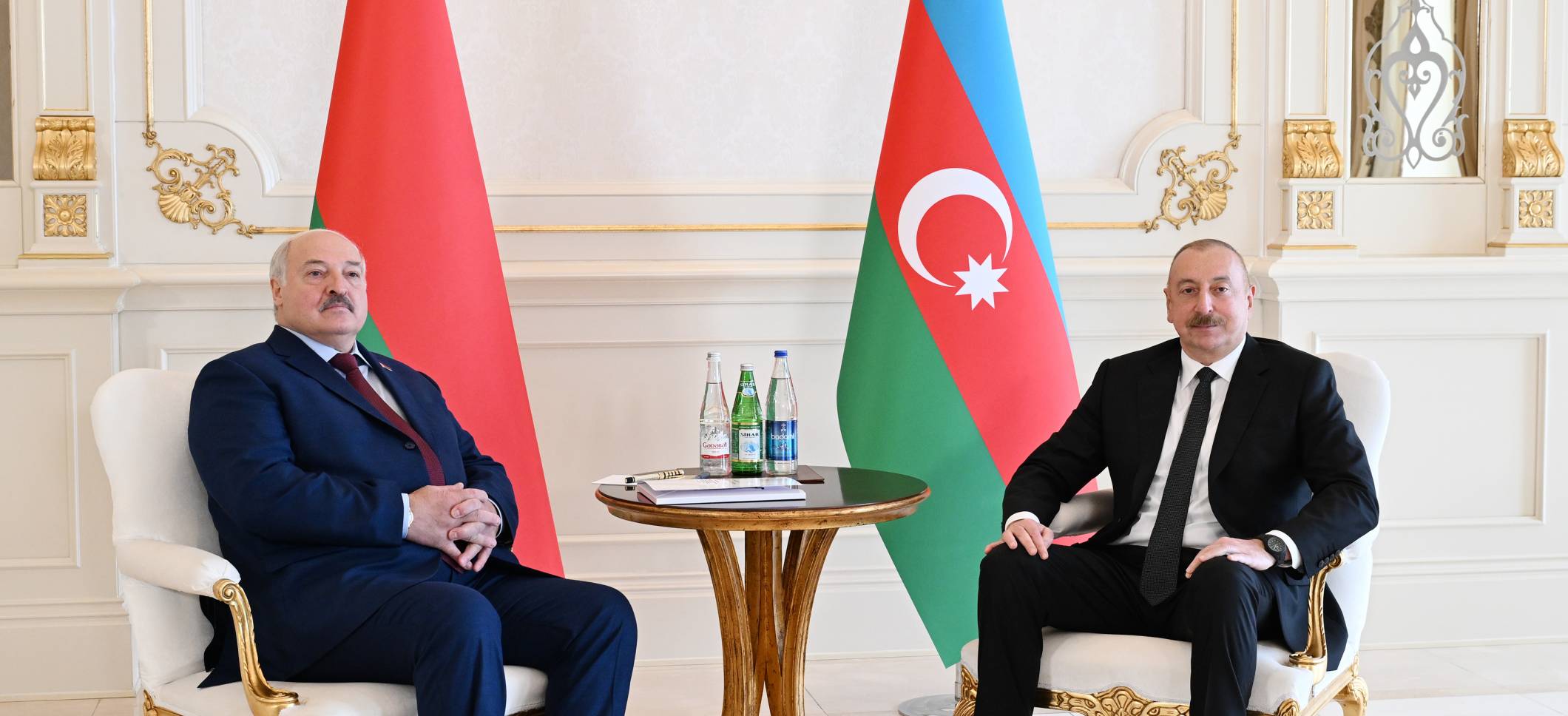 Azerbaijani and Belarusian Presidents held one-on-one meeting