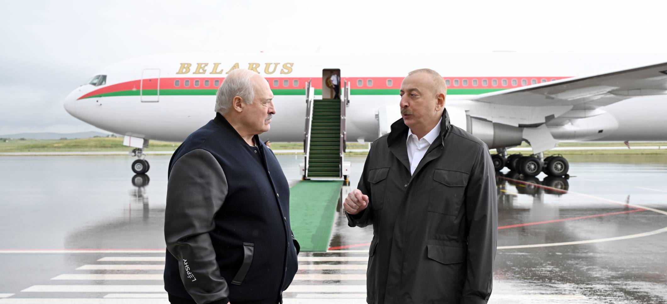 Находящийся с государственным визитом в Азербайджане Президент Беларуси Александр Лукашенко прибыл в Физулинский район