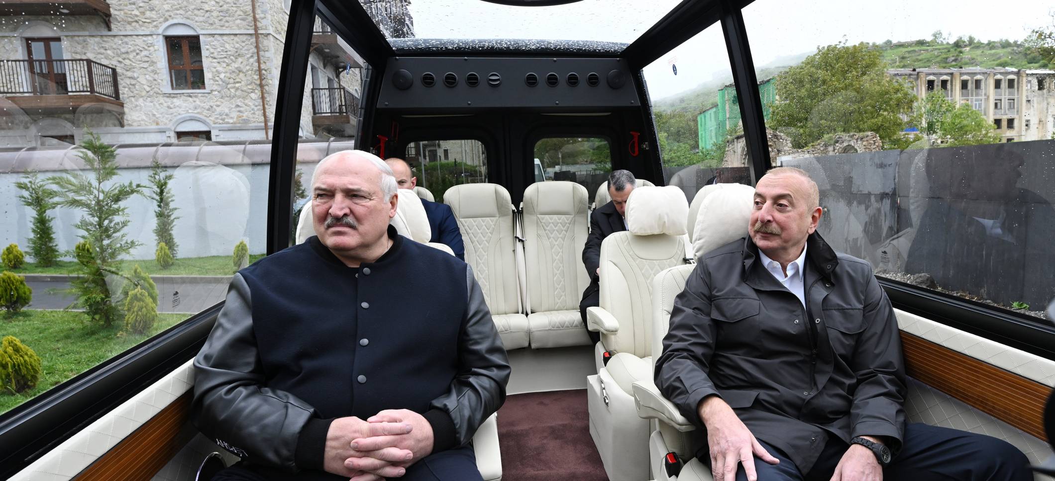 Ильхам Алиев и Президент Александр Лукашенко посетили город Шуша