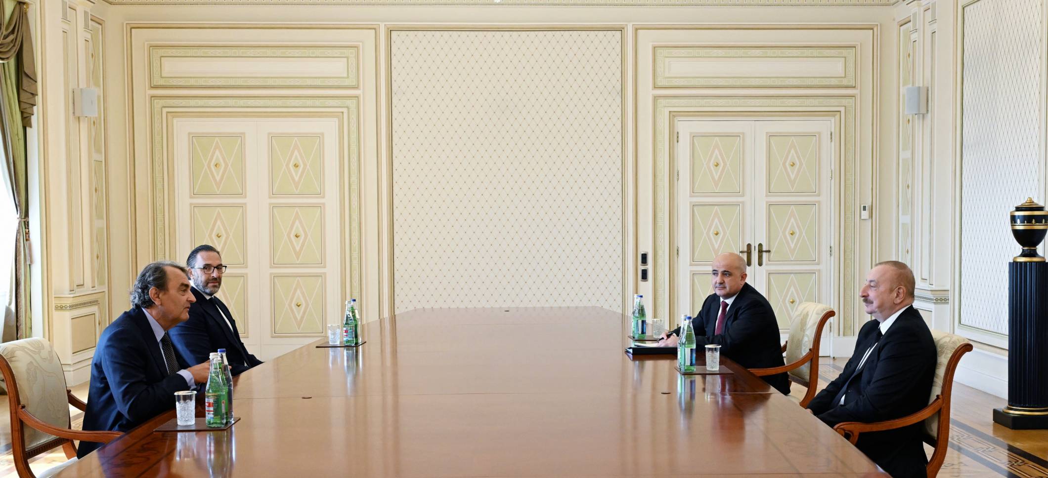 Ilham Aliyev received co-founder and co-chair of CVC Capital Partners