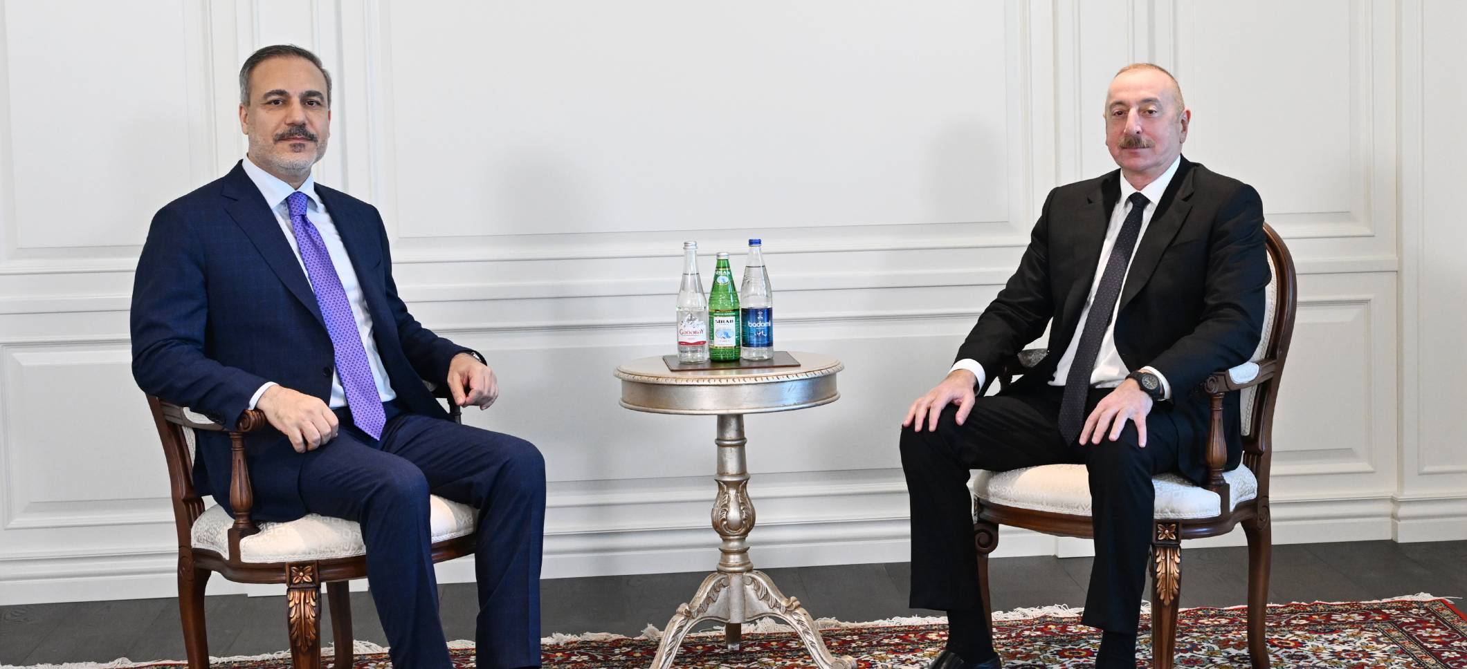 Ильхам Алиев принял министра иностранных дел Турции Хакана Фидана
