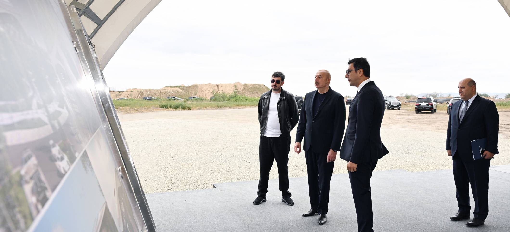 Ilham Aliyev laid the foundation stone for the “Imarat” Stadium in the city of Aghdam