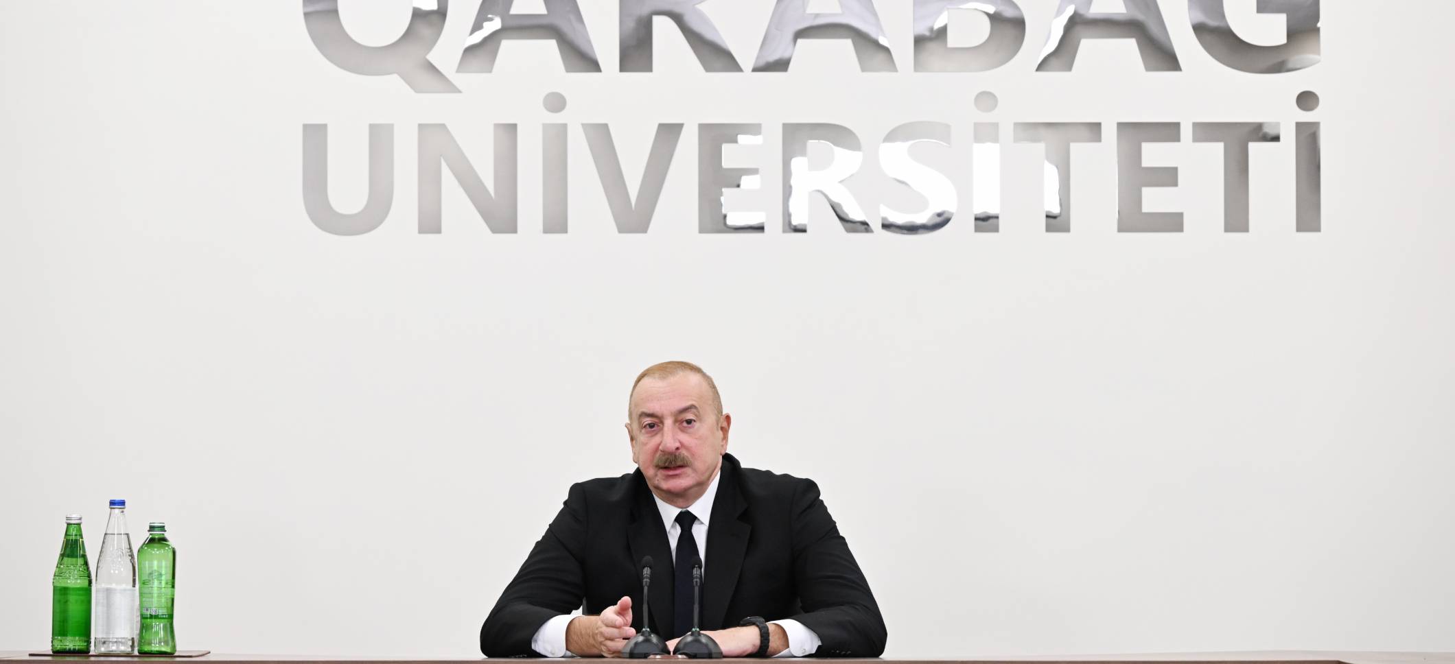 Ilham Aliyev attended inauguration of renovated Garabagh University