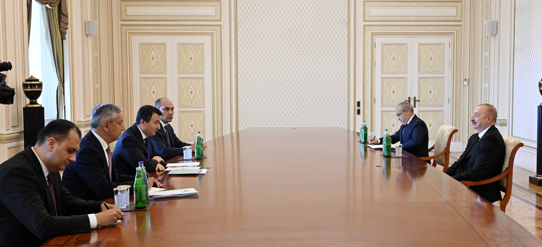 Ilham Aliyev received Deputy Prime Minister of Uzbekistan