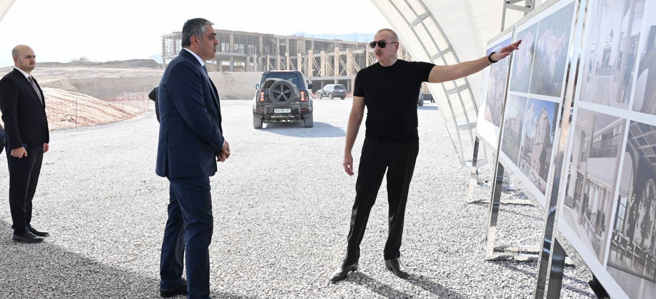 Ilham Aliyev inspected construction progress at Zangilan Recreation Complex