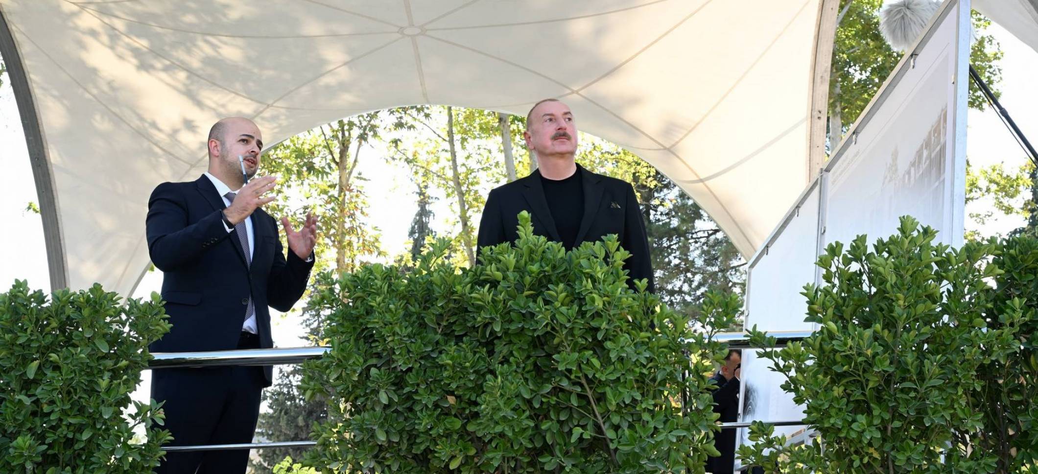 Ilham Aliyev inspected construction of 104-apartment residential complex in Zangilan city