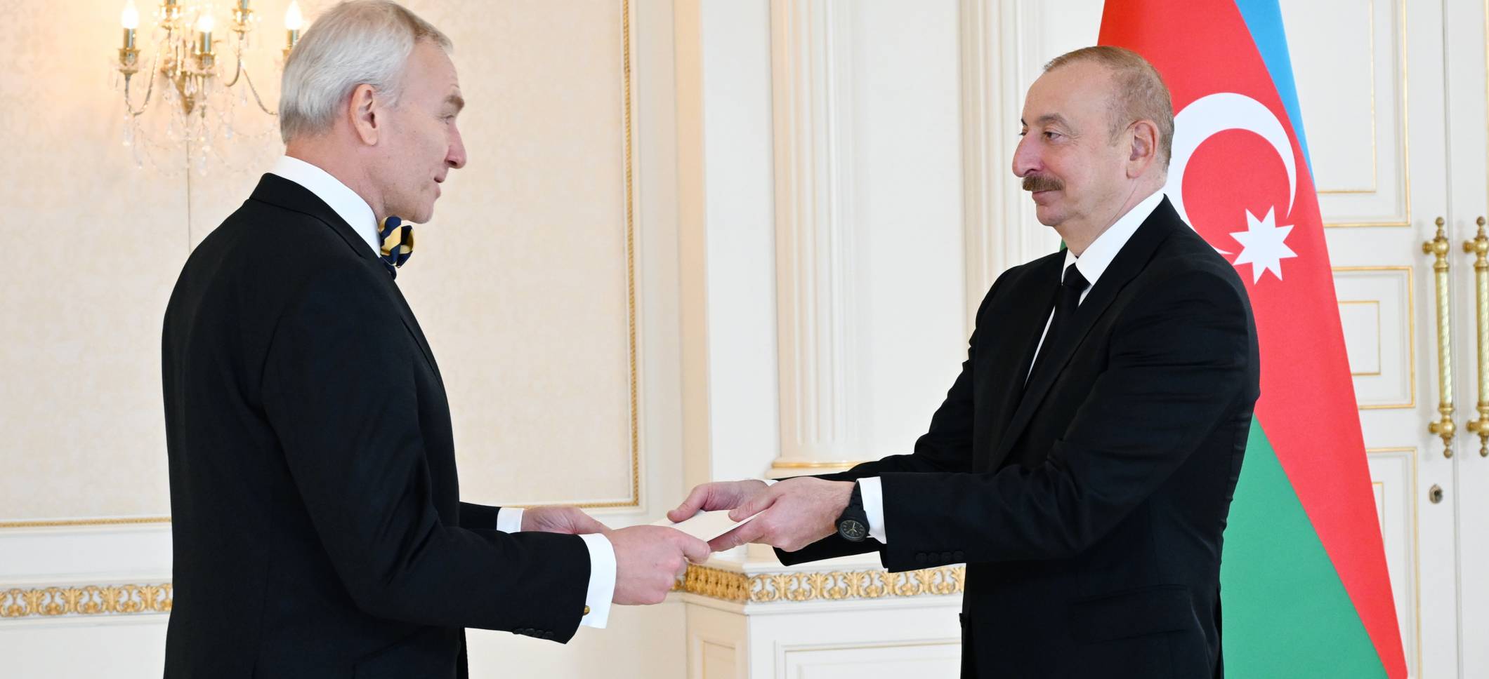 Ilham Aliyev received credentials of incoming ambassador of Estonia