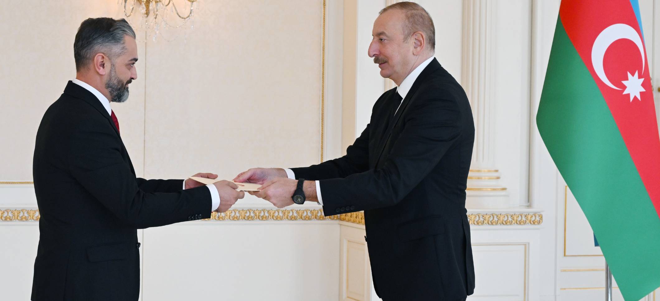 Ilham Aliyev received credentials of incoming ambassador of Albania to Azerbaijan