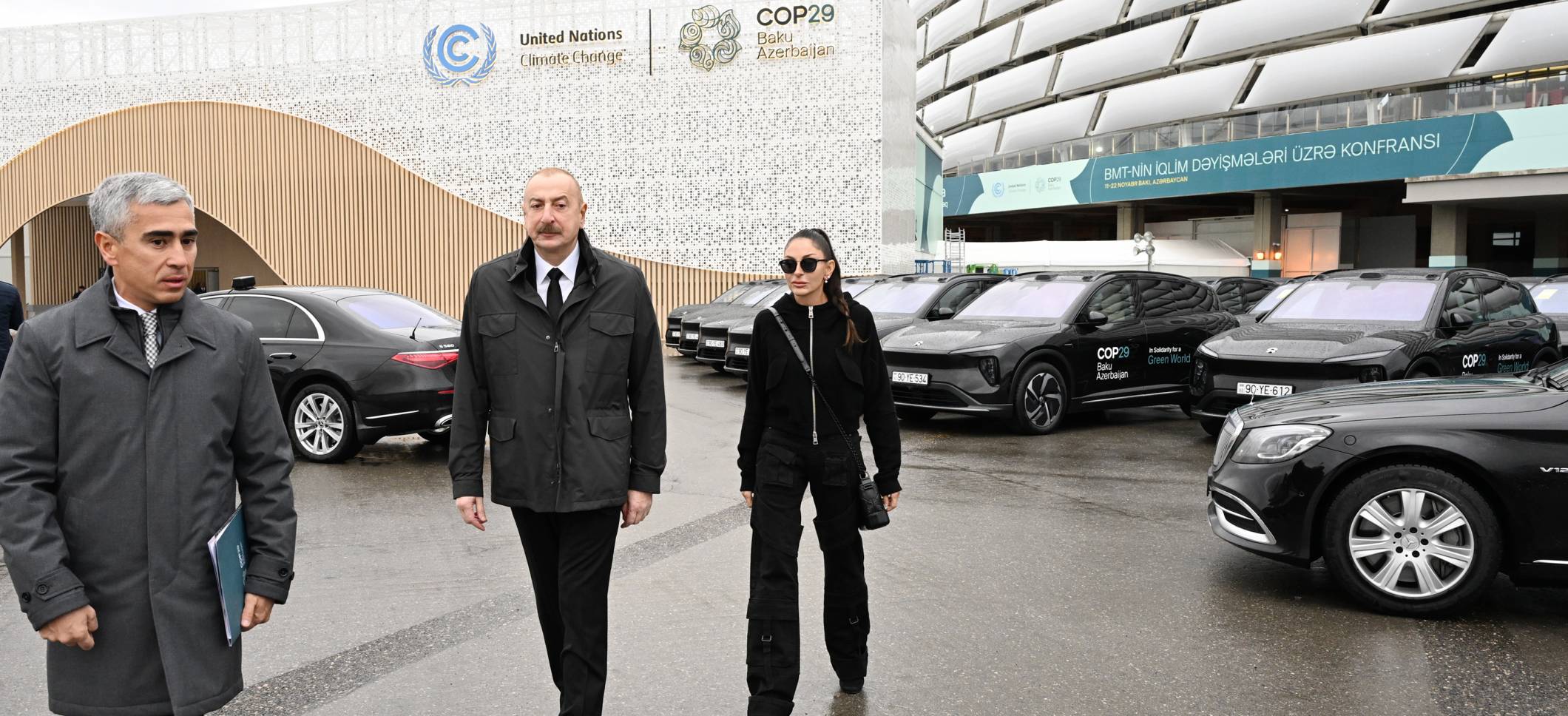 Ilham Aliyev reviewed facilities created for COP29 at the Baku Olympic Stadium area