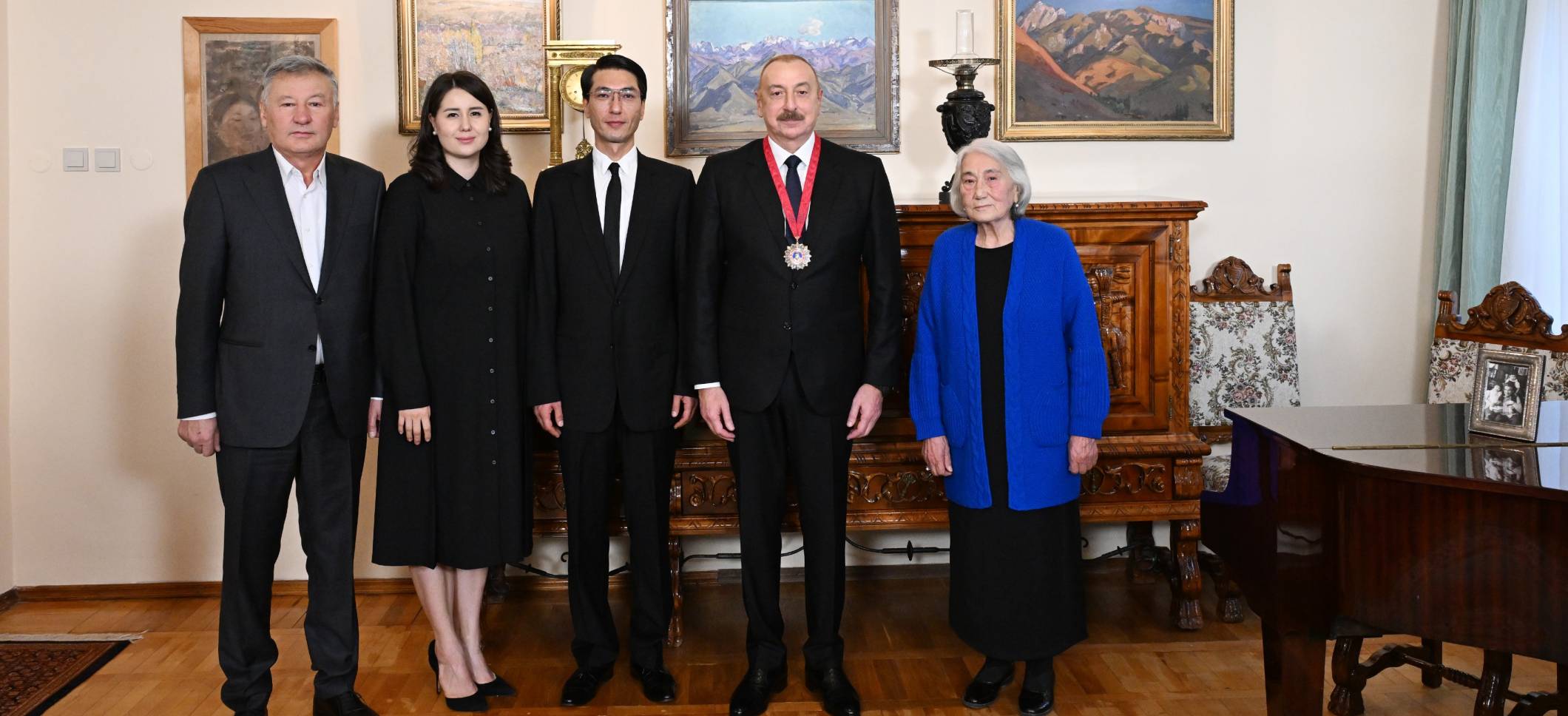 “Chinghiz Aitmatov” Order bestowed upon Ilham Aliyev in Bishkek