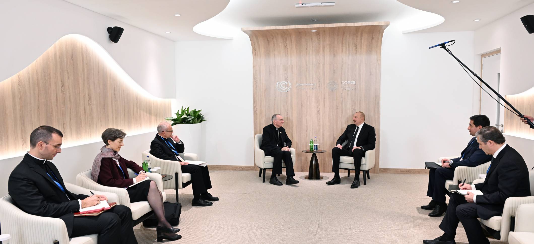 Ilham Aliyev met with Secretary of State of the Holy See