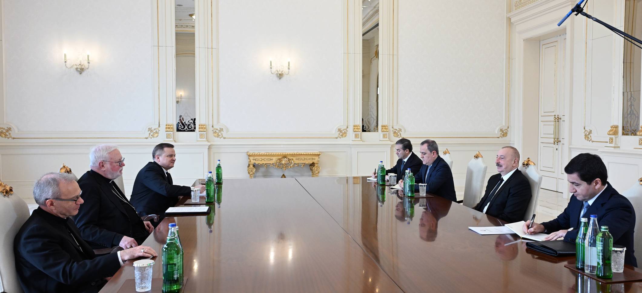 Ilham Aliyev received Holy See's Secretary for Relations with States and International Organizations