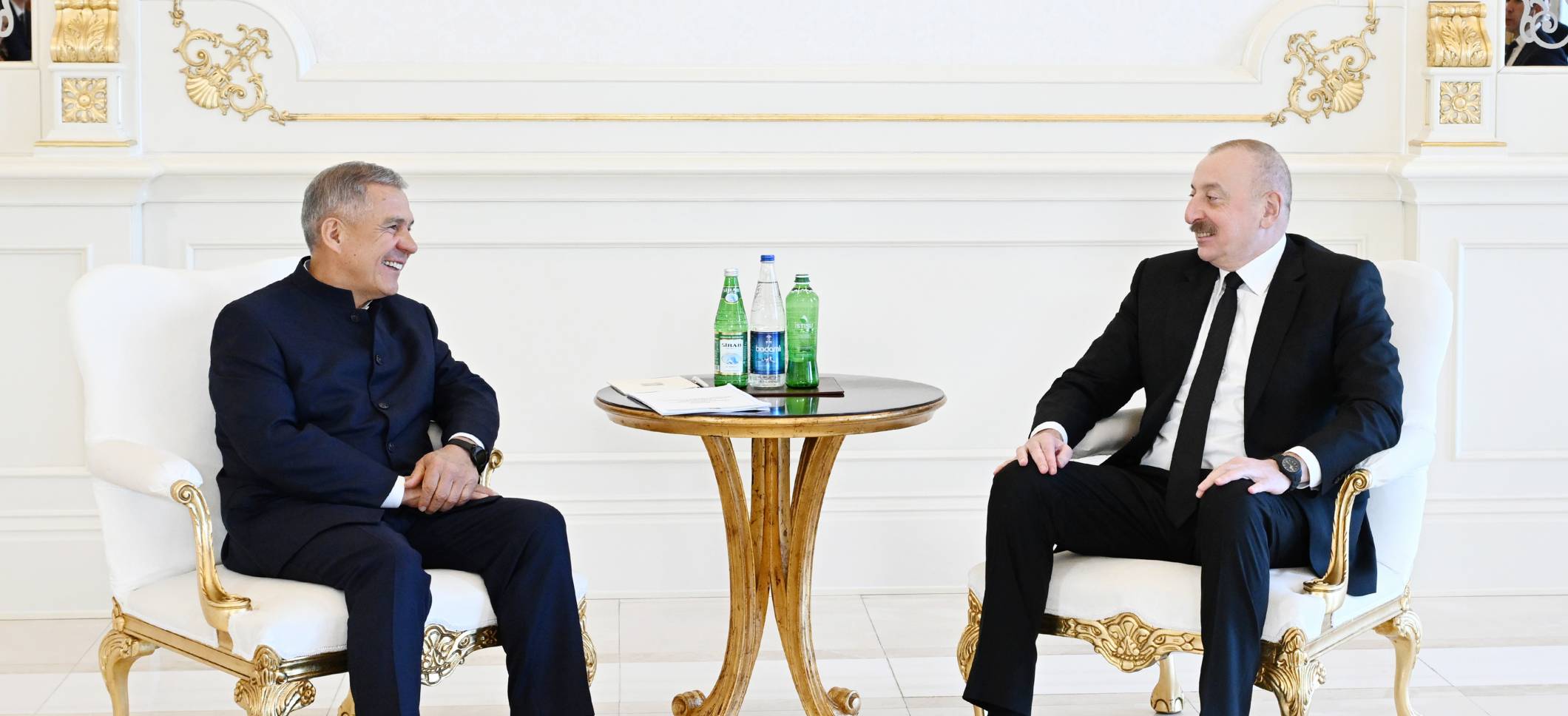 Ilham Aliyev met with Rais of the Republic of Tatarstan of Russia