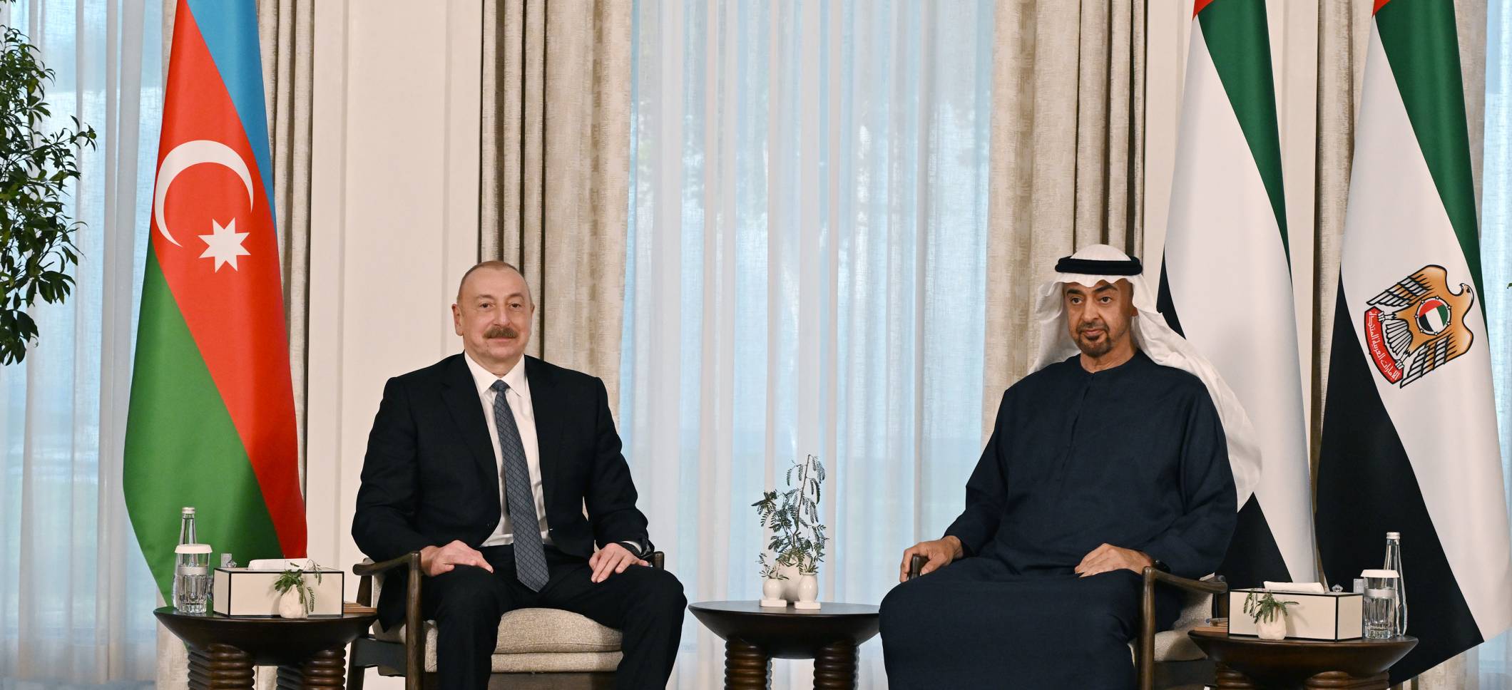 President of Azerbaijan Ilham Aliyev met with President of United Arab Emirates in Abu Dhabi