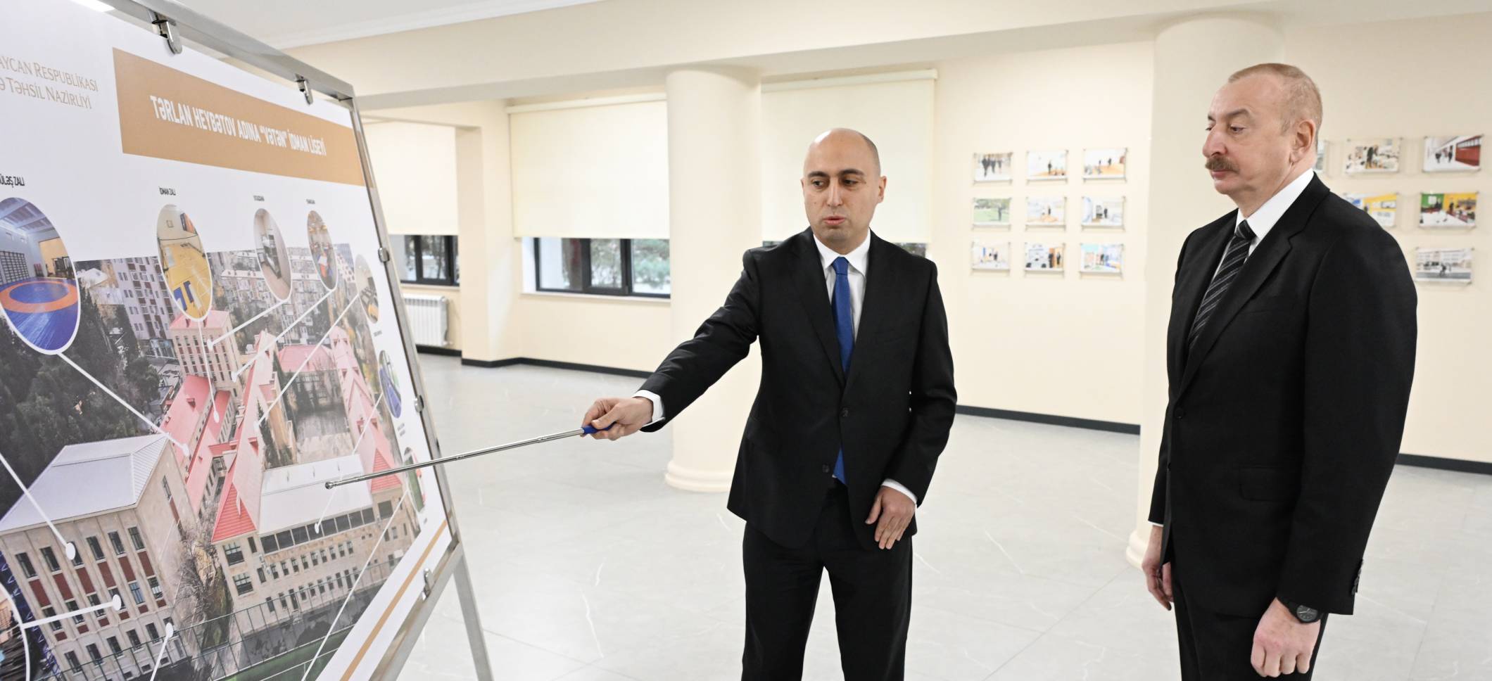 Ilham Aliyev reviewed conditions at “Vatan” Sports Lyceum after reconstruction