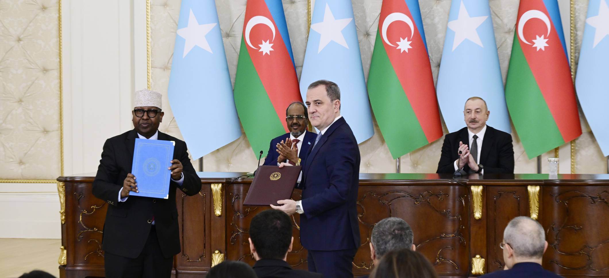 Ceremony held to exchange documents signed between Azerbaijan and Somalia