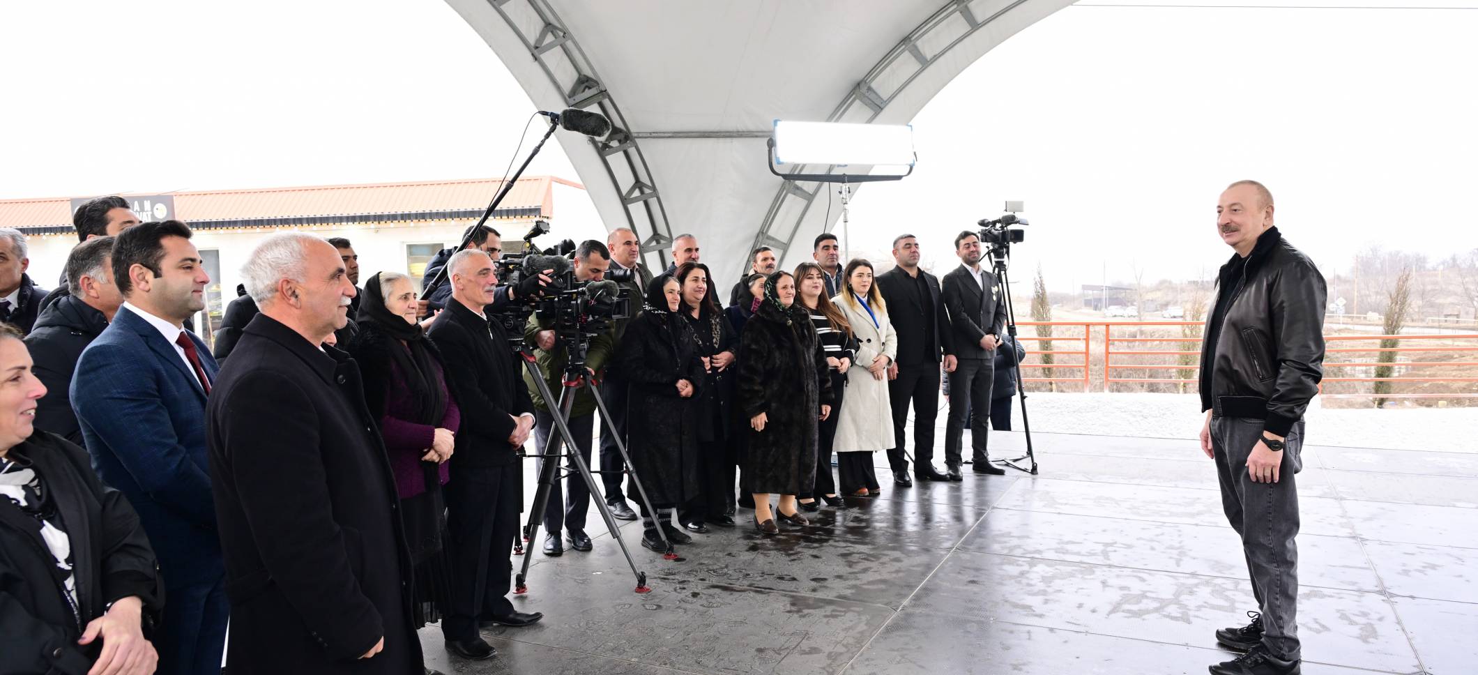 Ilham Aliyev reviewed restoration in Ballija village, met relocated residents