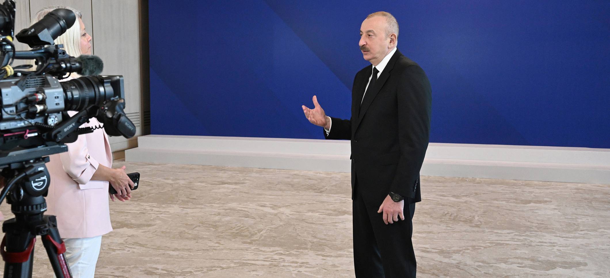 Ilham Aliyev was interviewed by Euronews TV channel