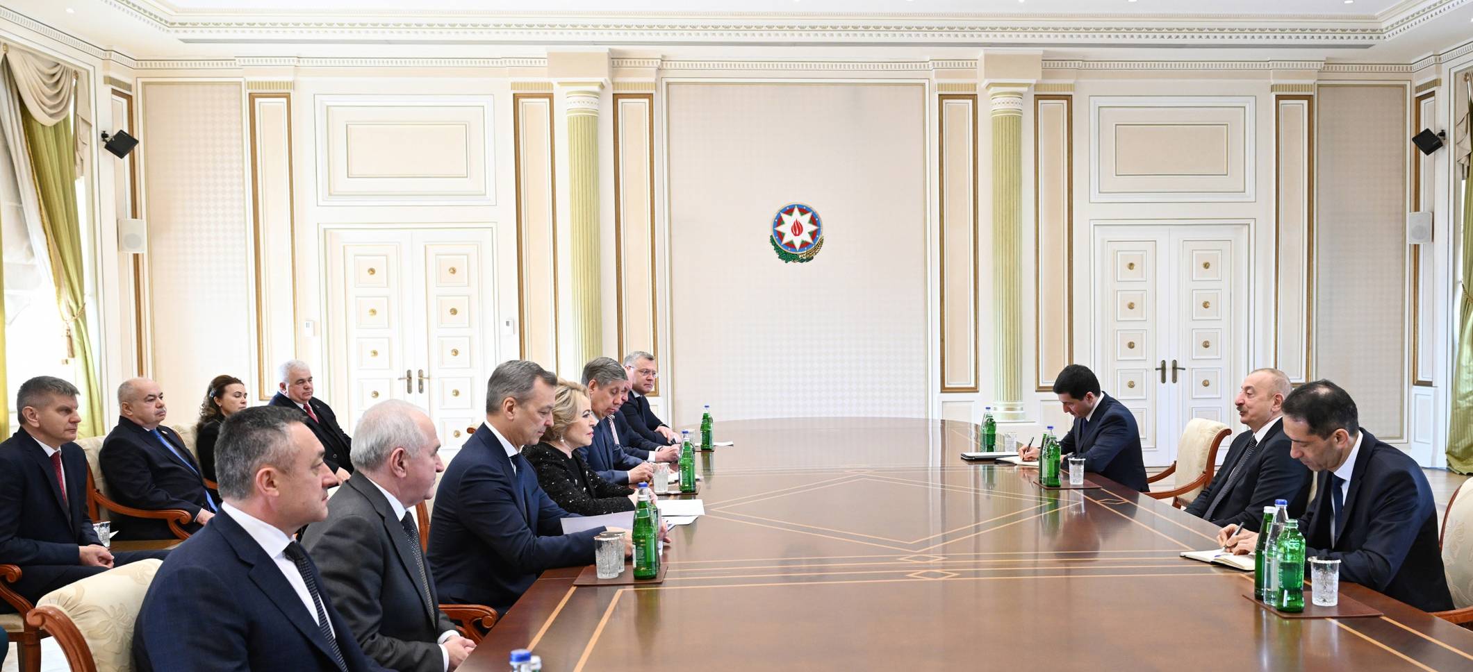 Ilham Aliyev received delegation led by Speaker of Federation Council of Federal Assembly of Russia