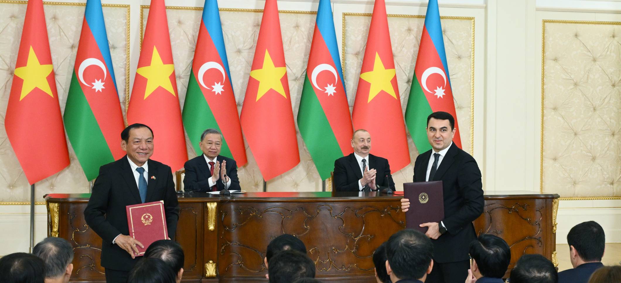Состоялся обмен документами, подписанными между Азербайджаном и Вьетнамом