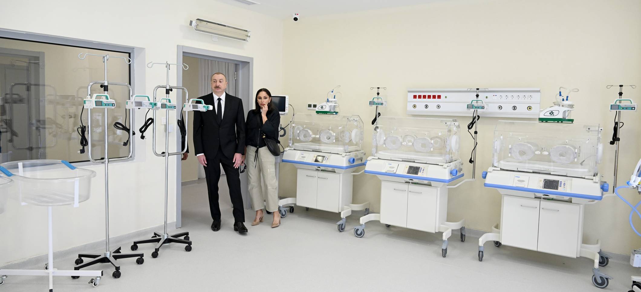 Ilham Aliyev and First Lady Mehriban Aliyeva attended opening of Shusha Wellness and Health Center