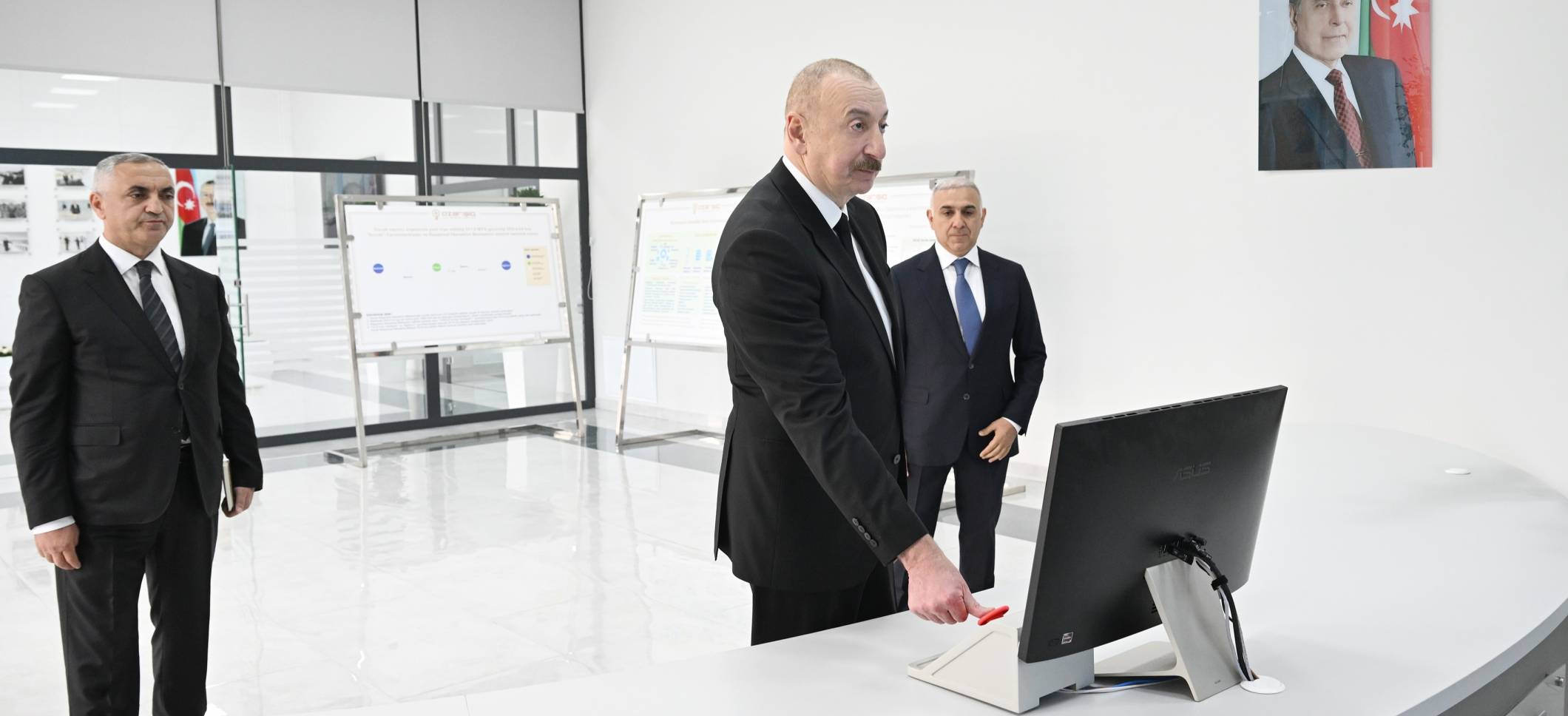 Ilham Aliyev attended inauguration of “Khojaly" substation and Digital Control Center owned by “Azerishig” OJSC