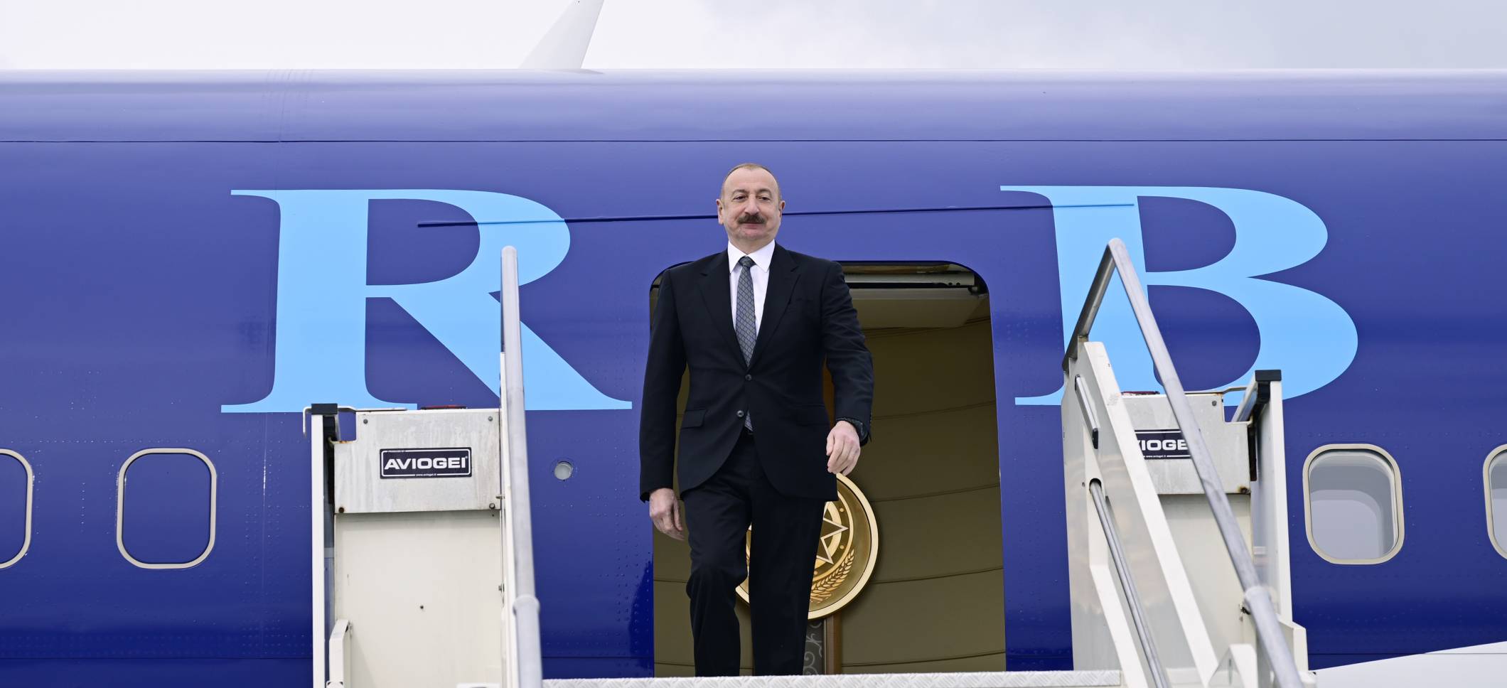 Ilham Aliyev arrives in Albania for working visit