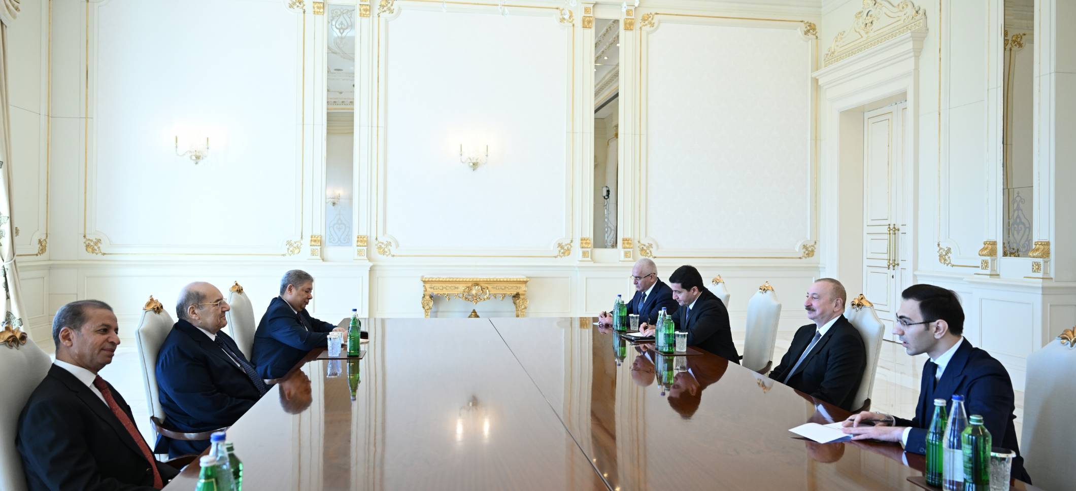 Ильхам Алиев принял председателя Сената Египта