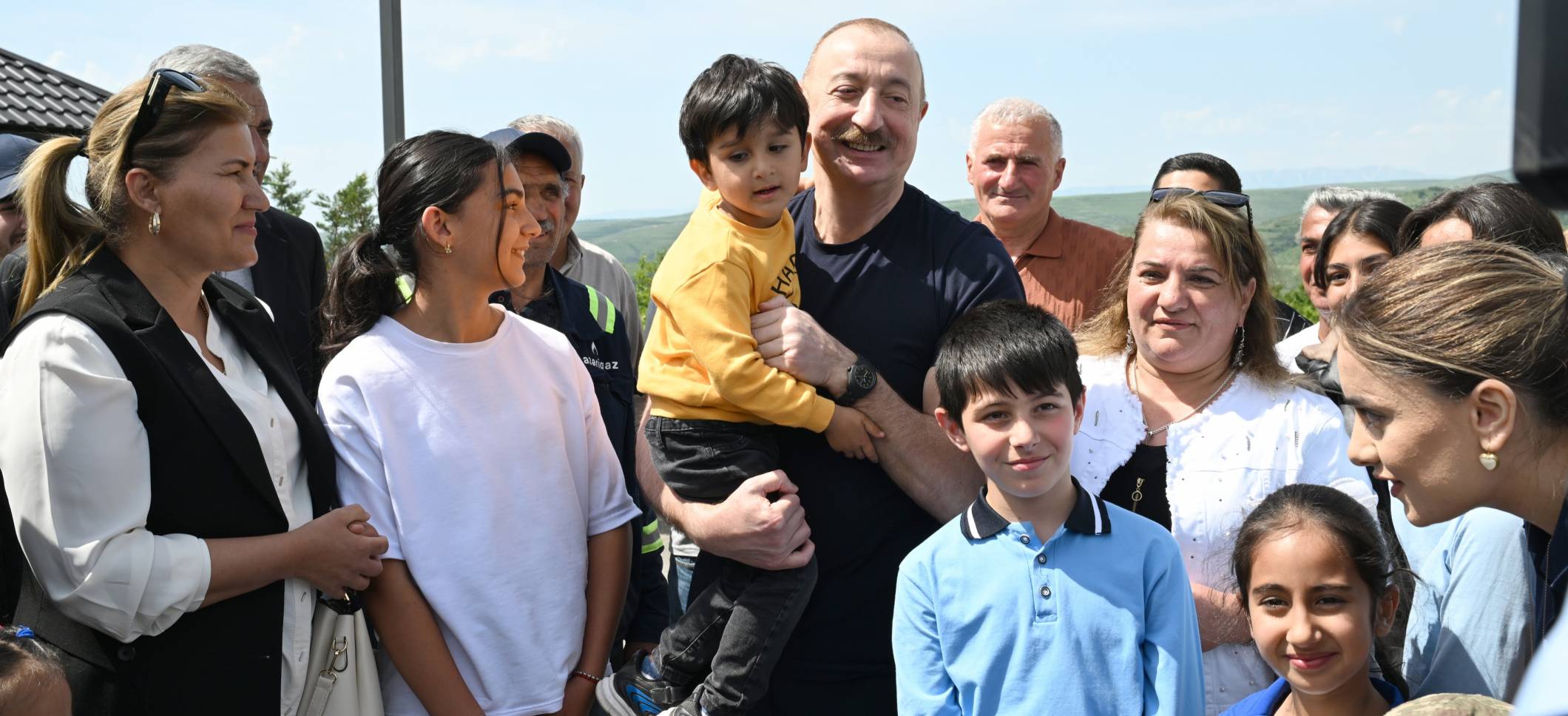 Ilham Aliyev met with residents in Lachin