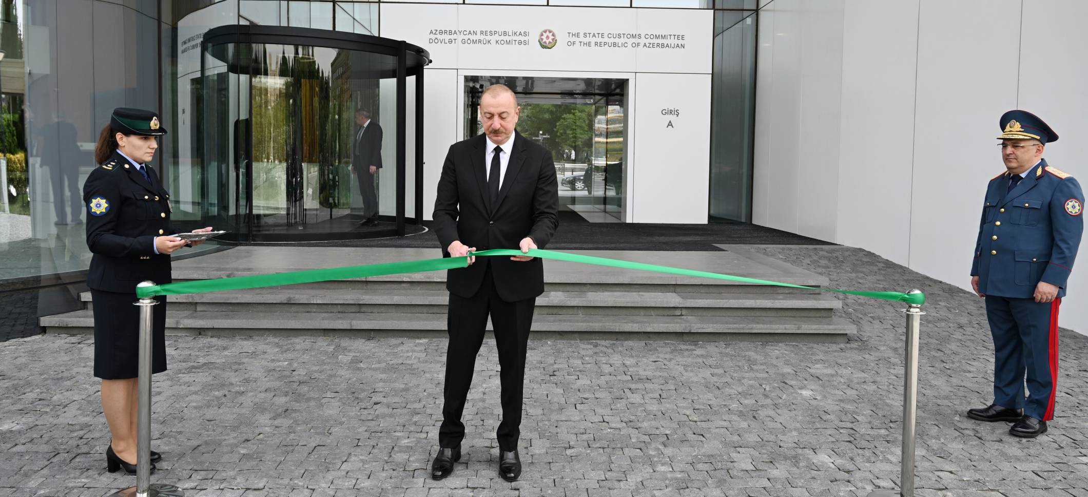 Ilham Aliyev attended inauguration of new administrative building of State Customs Committee