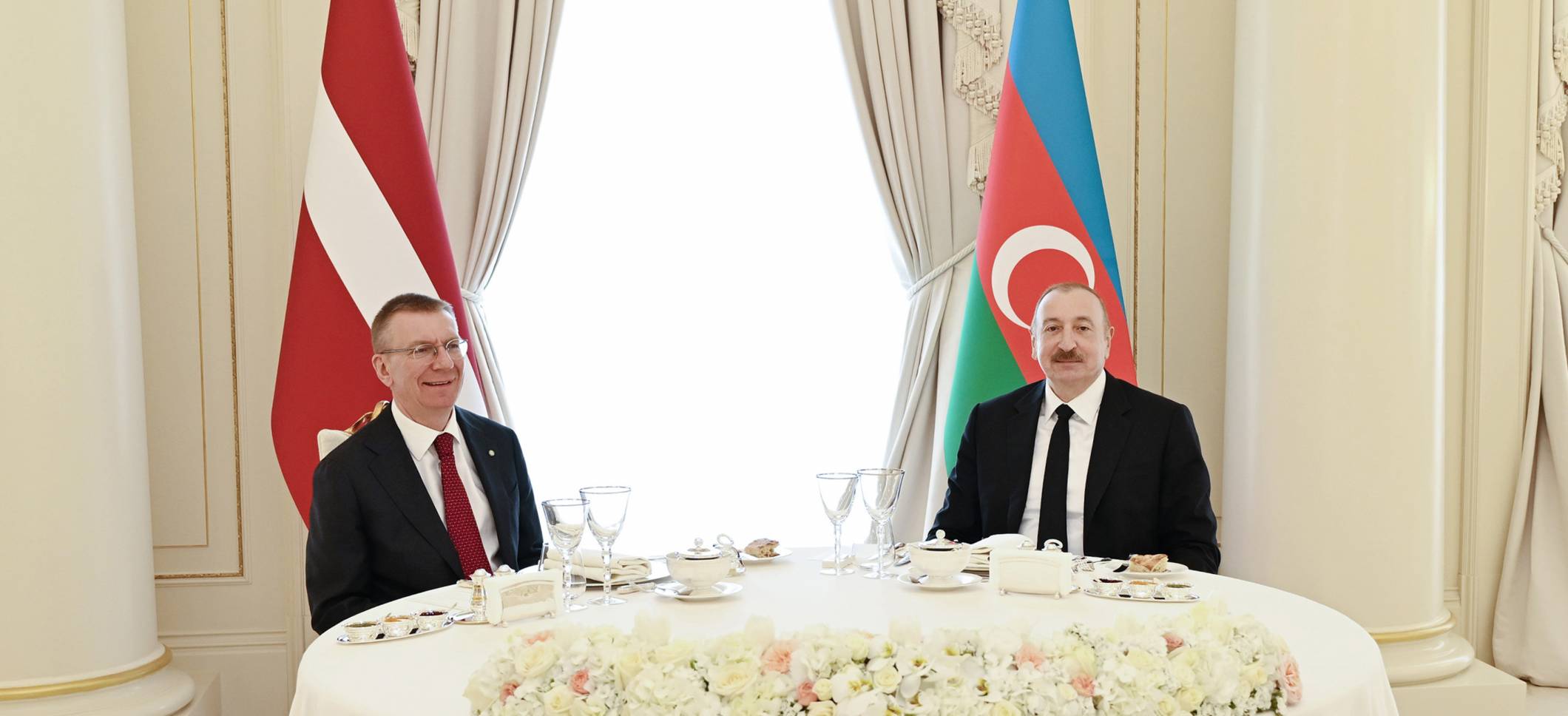 Official luncheon hosted in honor of Latvian President