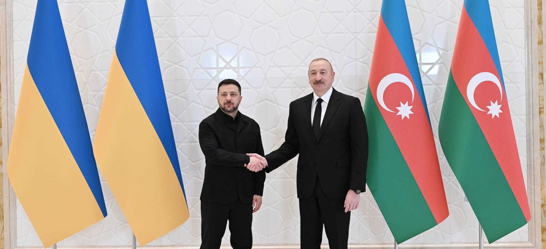 В Габале проходит встреча Ильхама Алиева с Президентом Украины Володимиром Зеленским в формате «один на один»