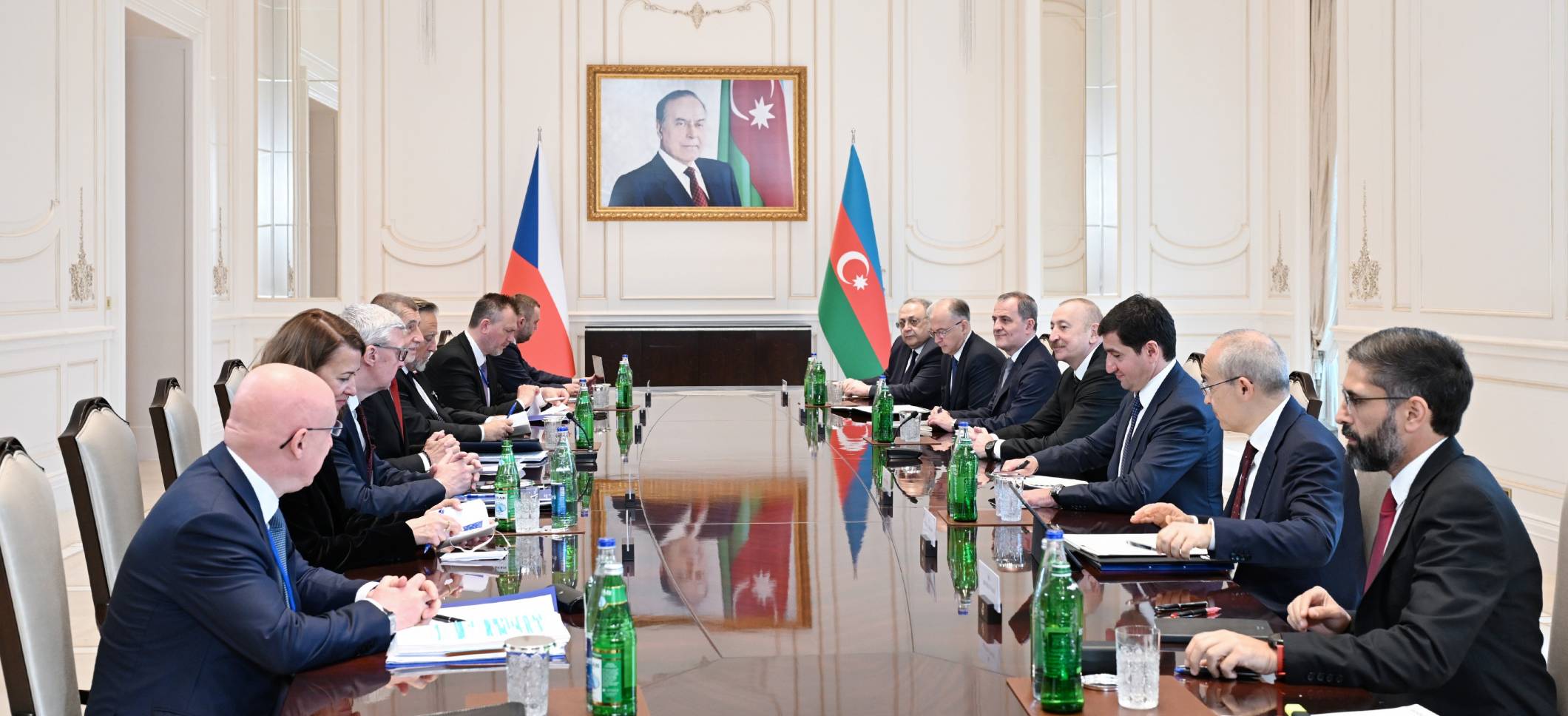 Ilham Aliyev held expanded meeting with Prime Minister of the Czech Republic in Gabala