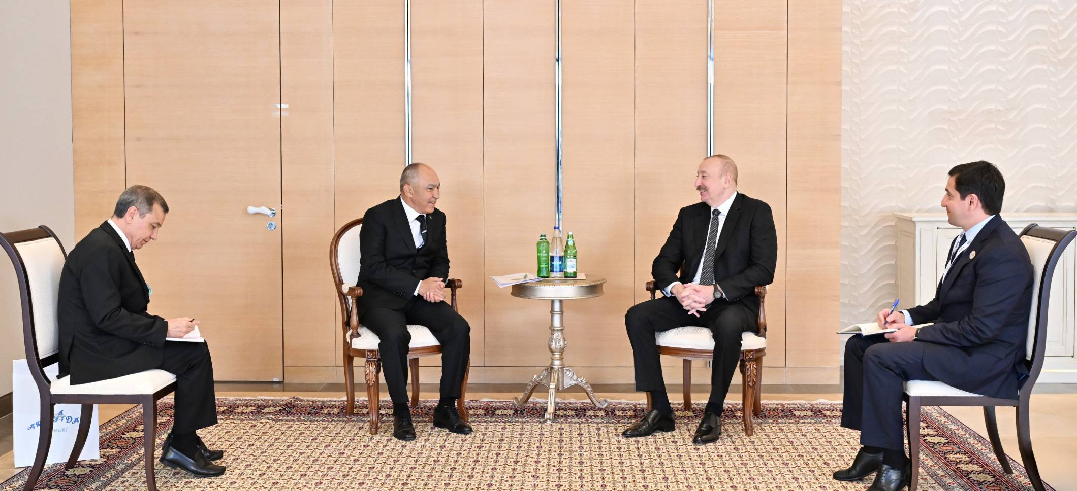 Ilham Aliyev received Chairman of State Committee for Construction of City of Arkadag of Turkmenistan