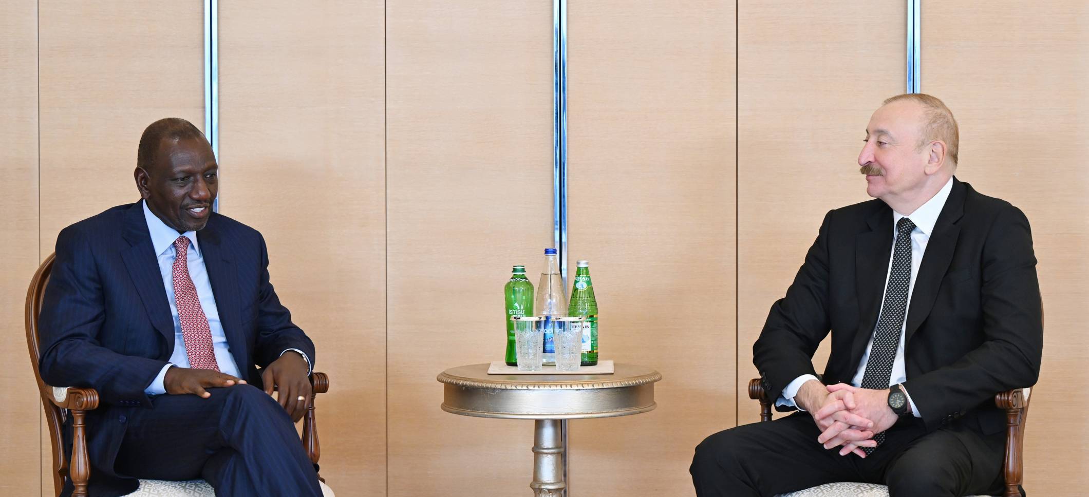 Ilham Aliyev met with delegation led by President of Kenya