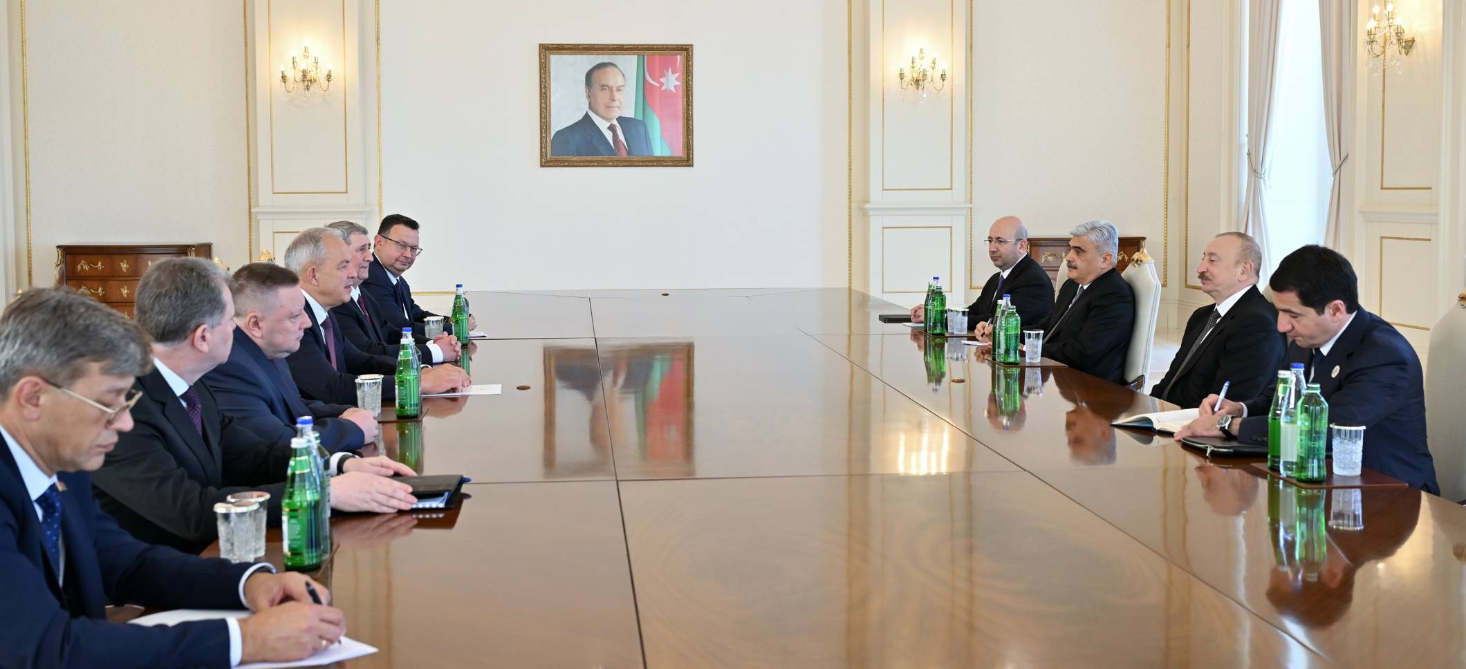 İlham Əliyev Belarus Milli Assambleyası Nümayəndələr Palatasının sədrini qəbul edib