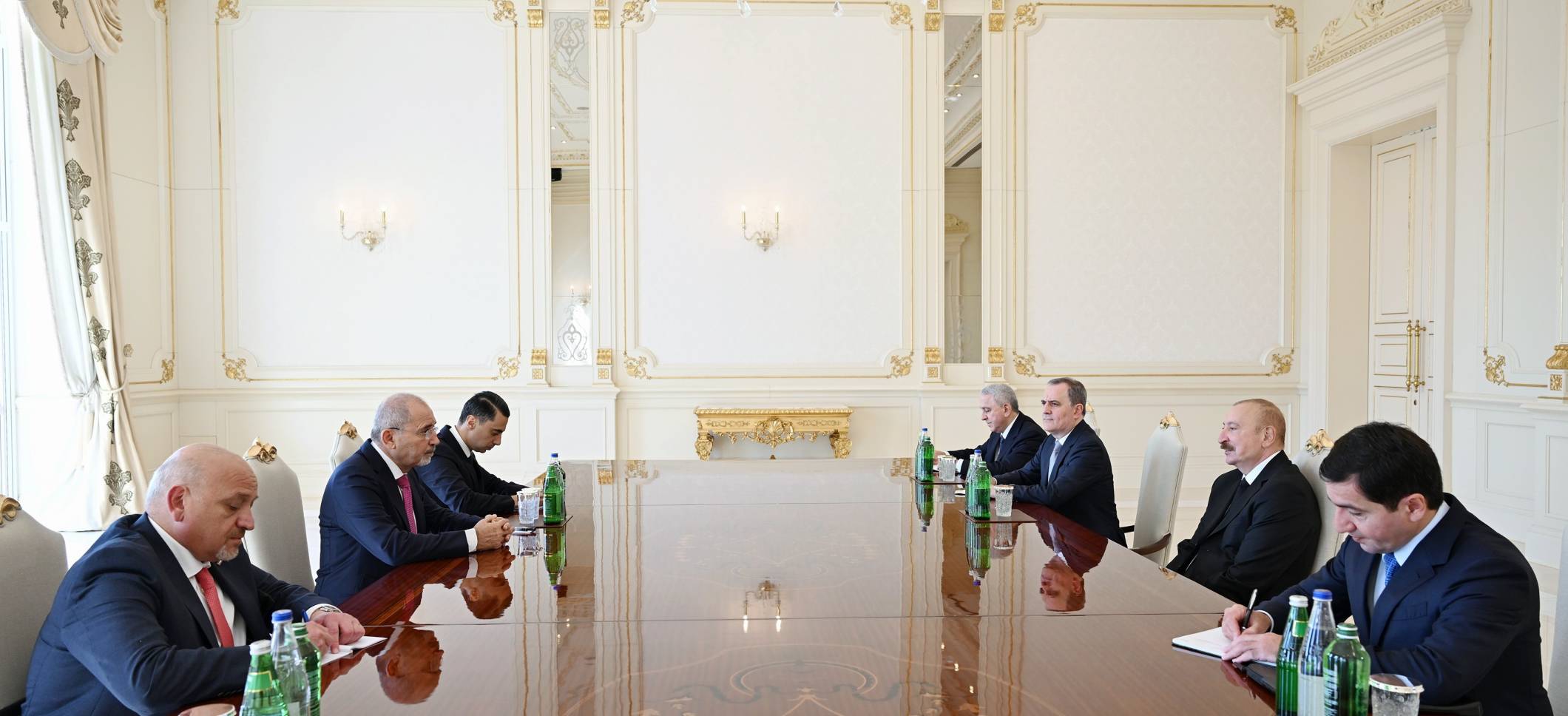Ilham Aliyev received Deputy Prime Minister and Minister of Foreign Affairs and Expatriates of Jordan