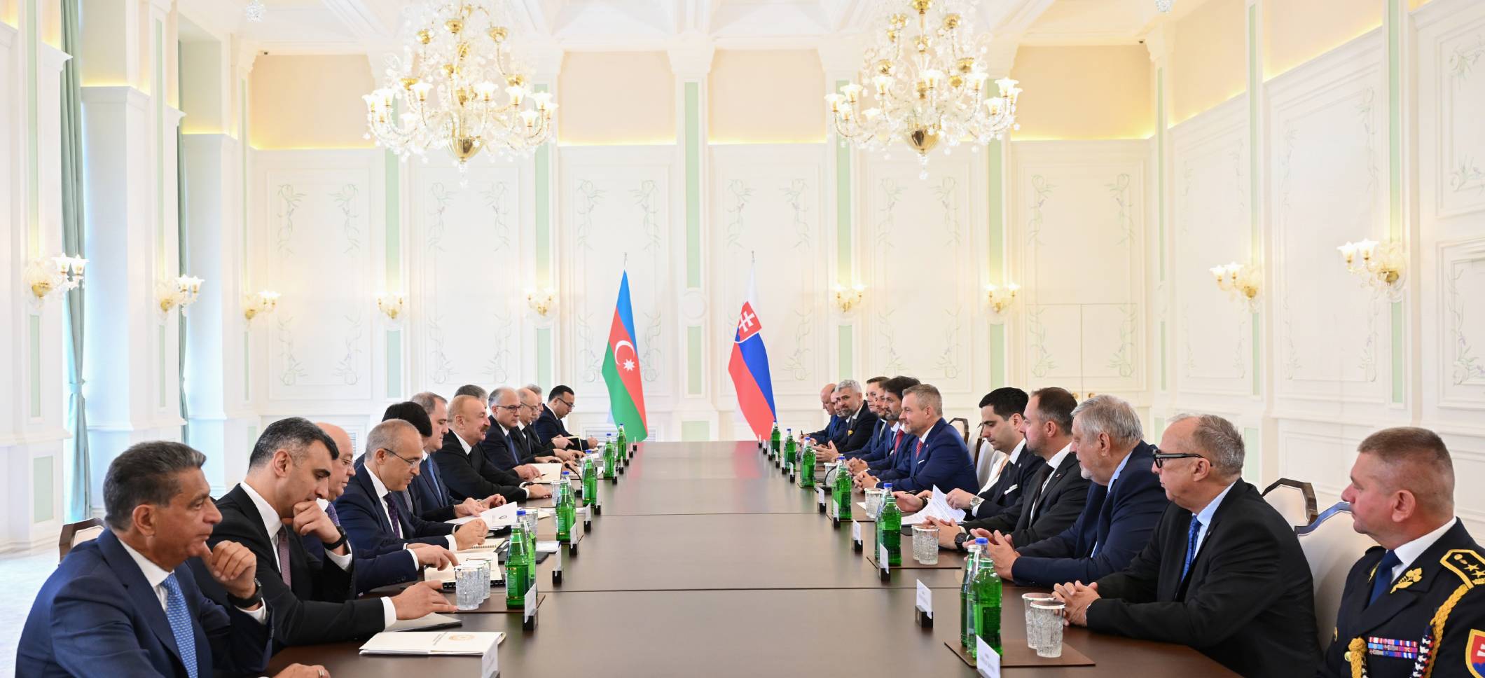 Ilham Aliyev held expanded meeting with President of Slovakia in Shusha
