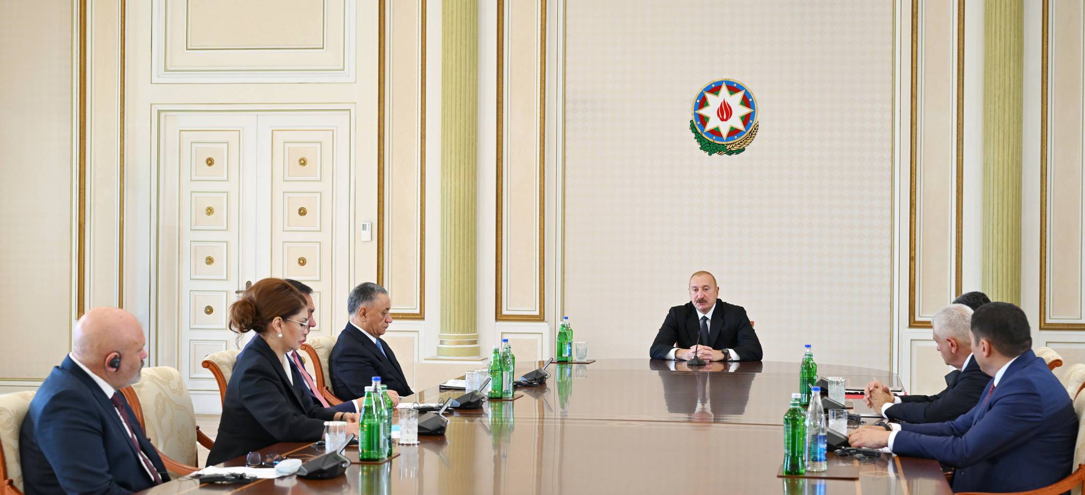 Ilham Aliyev receives security officials of the OTS member states
