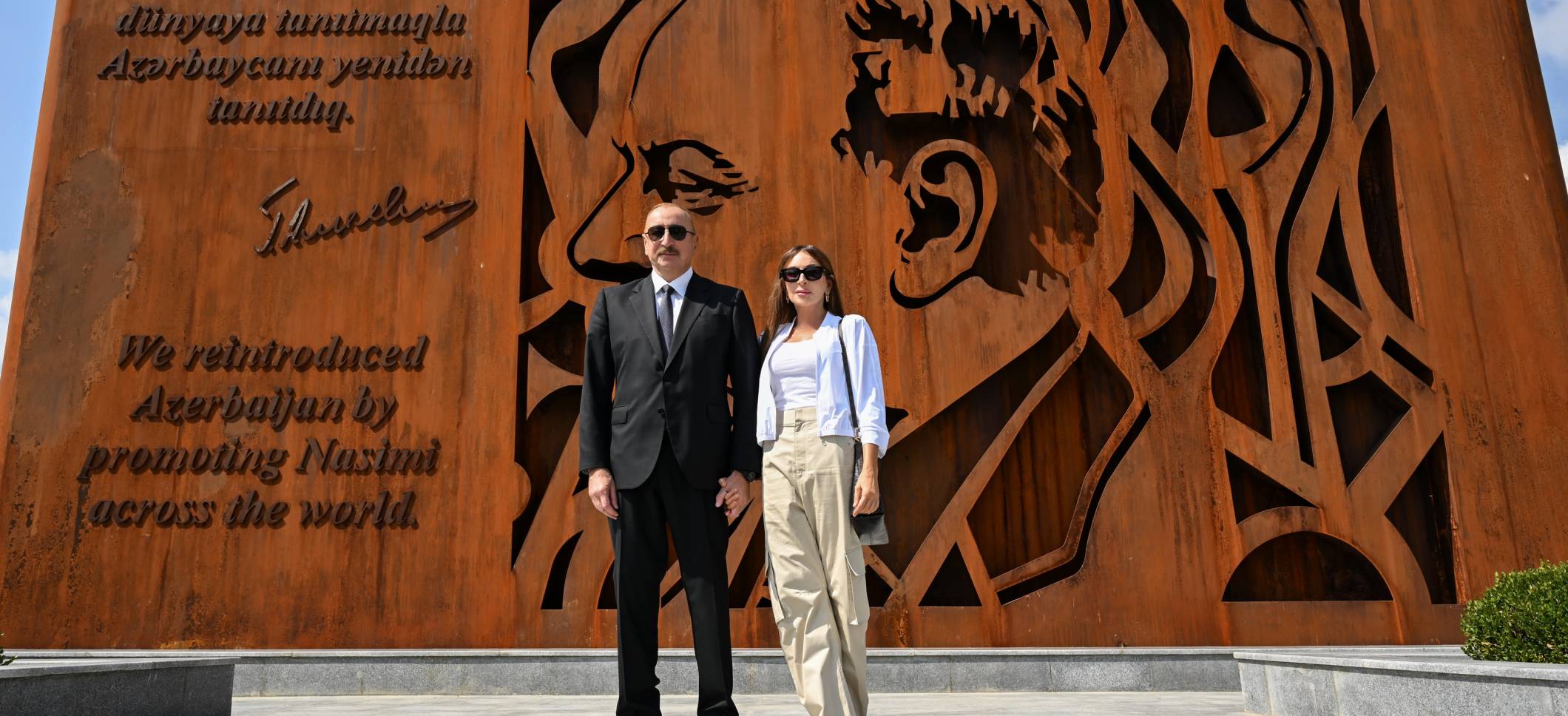 Ilham Aliyev viewed Nasimi Gardens complex in Shamakhi