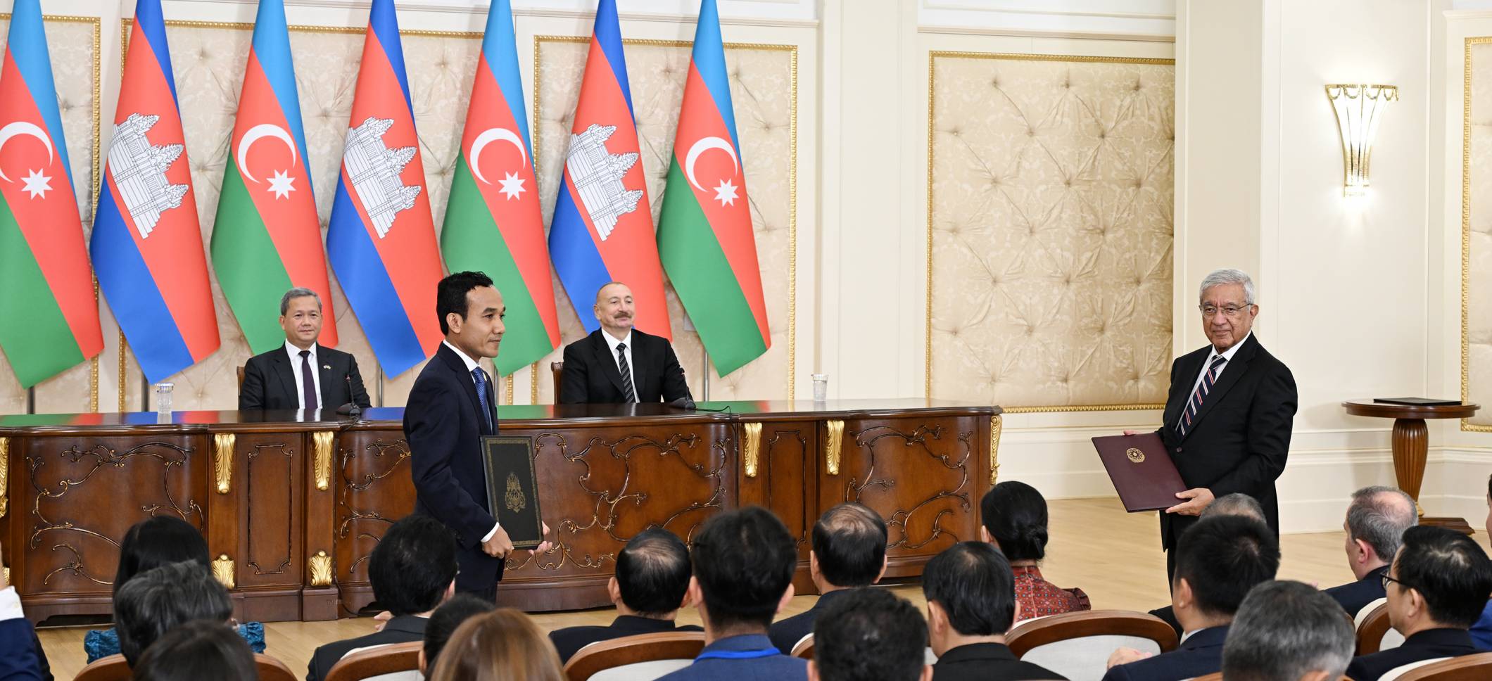 Azerbaijan–Cambodia documents exchanged